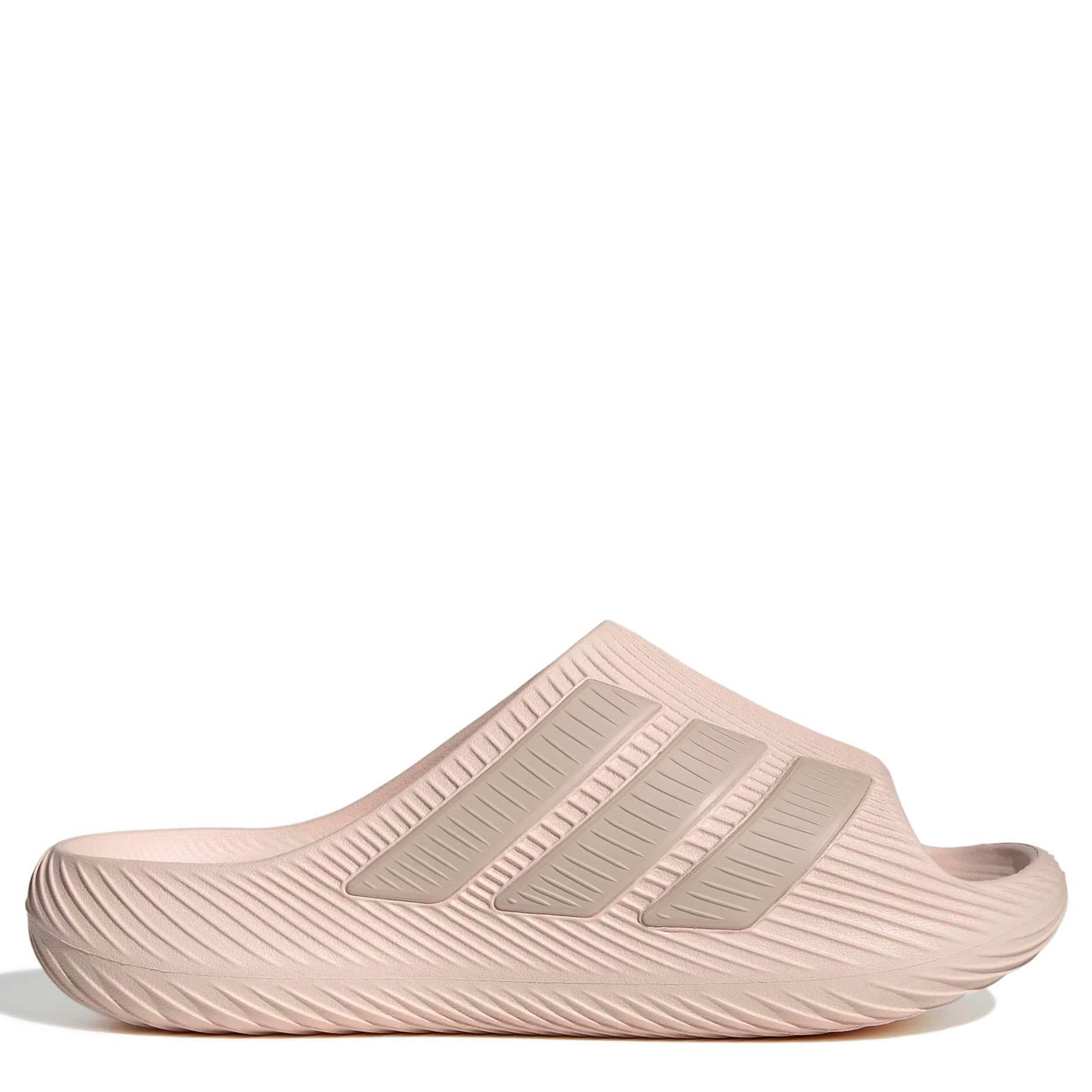 ADIDAS-WOMENS PURECHILL SLIDE-PALE GREY & TAUPE