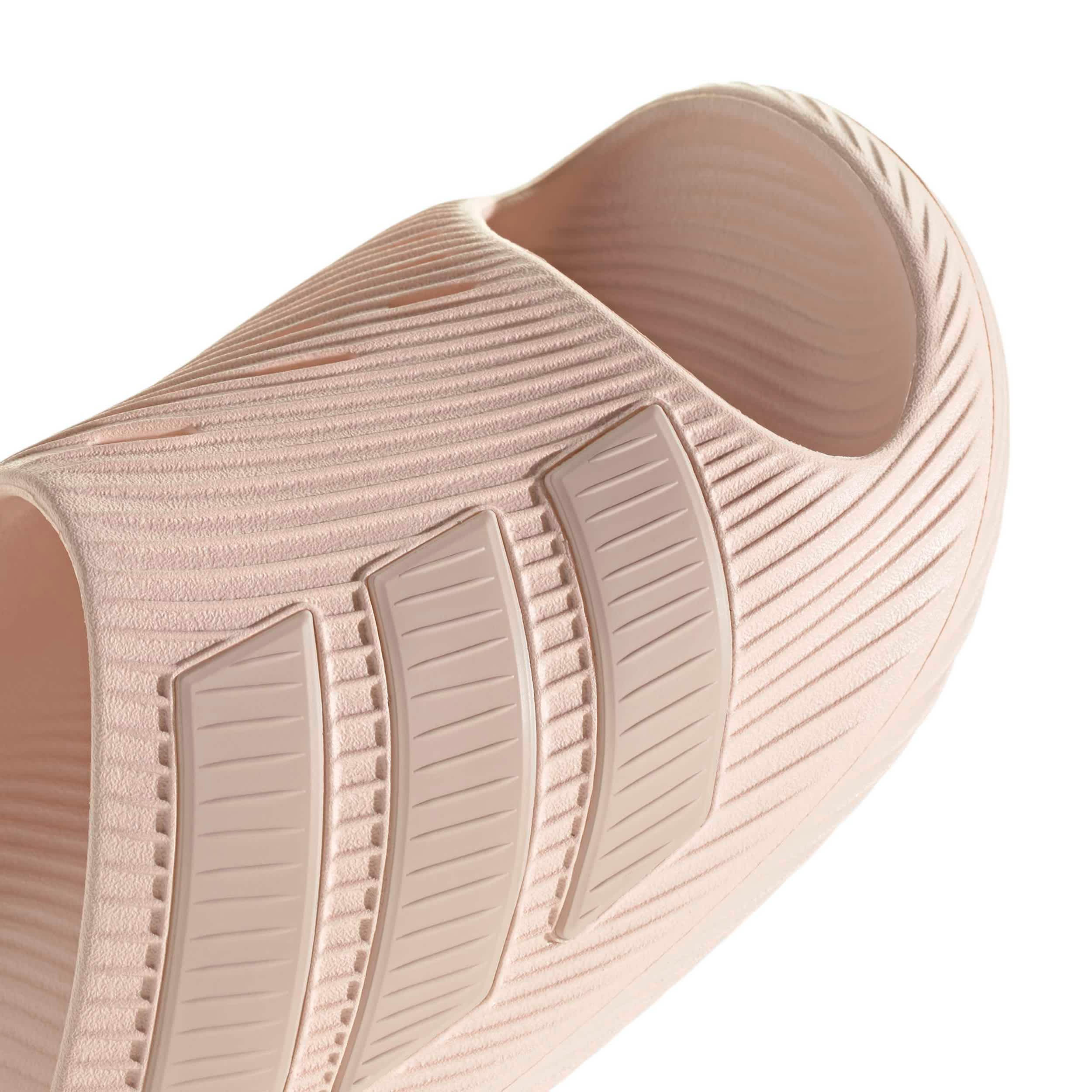 ADIDAS-WOMENS PURECHILL SLIDE-PALE GREY & TAUPE