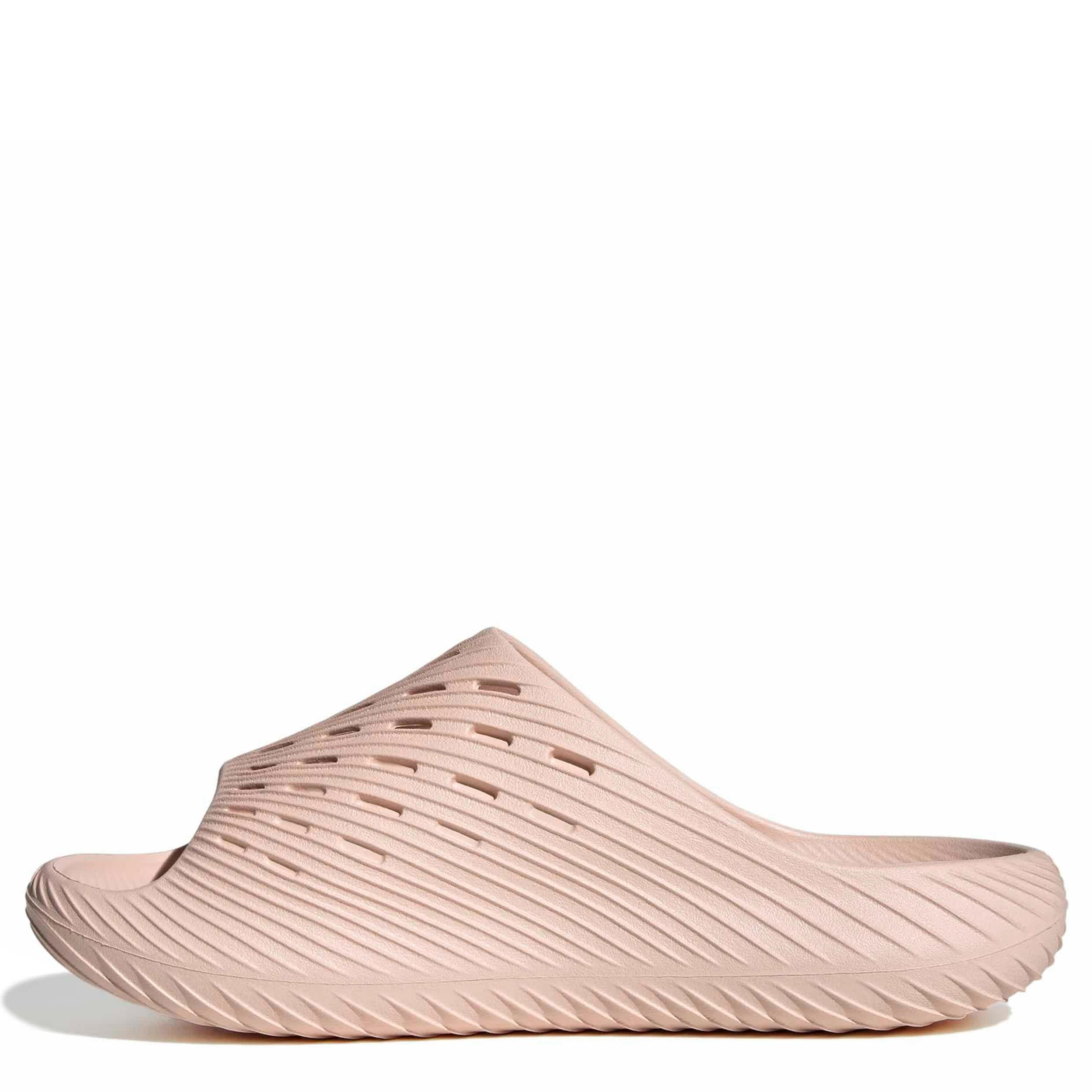 ADIDAS-WOMENS PURECHILL SLIDE-PALE GREY & TAUPE