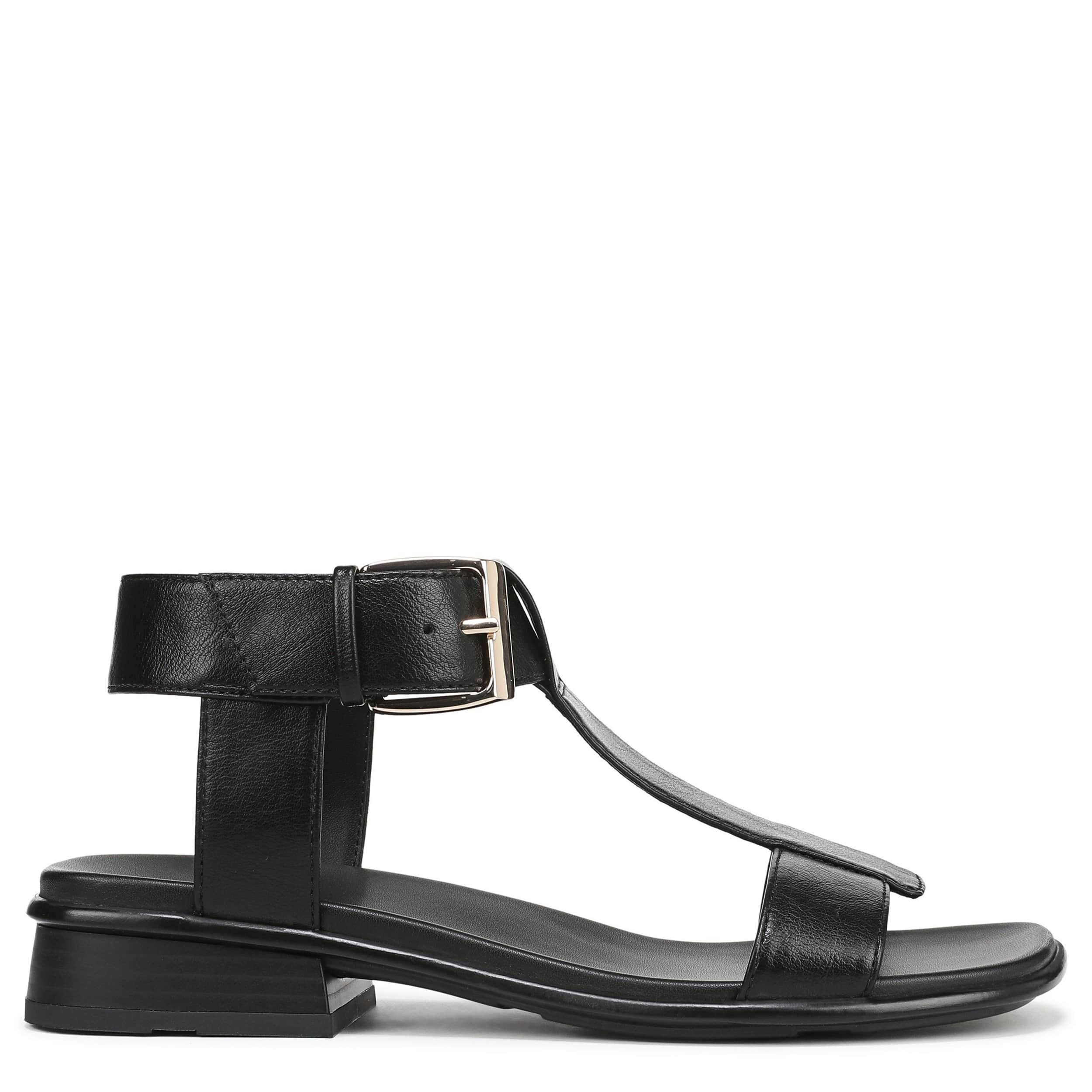 NATURALIZER-WOMENS EASTON SANDAL-BLACK & 