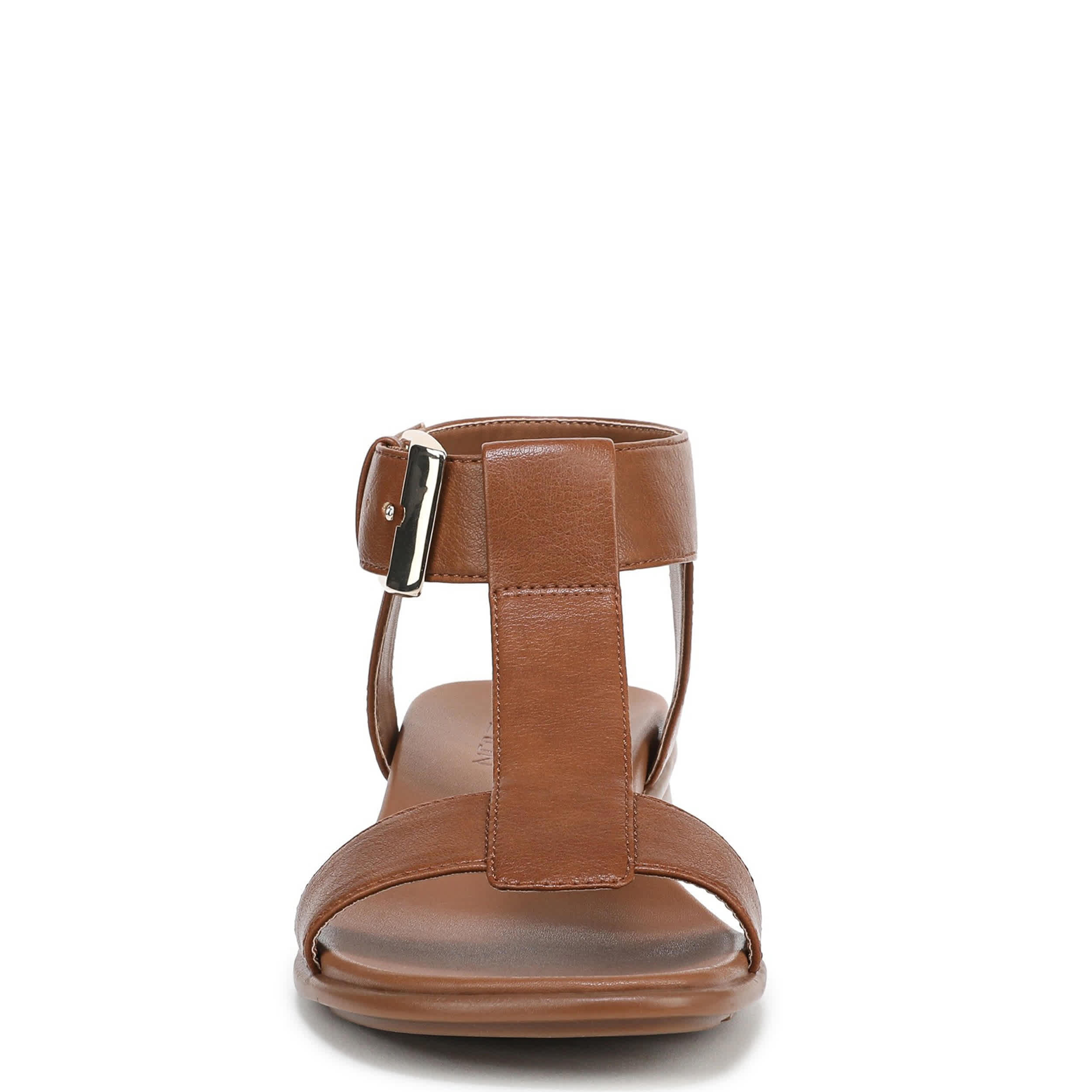 NATURALIZER-WOMENS EASTON SANDAL-DARK TAN & 