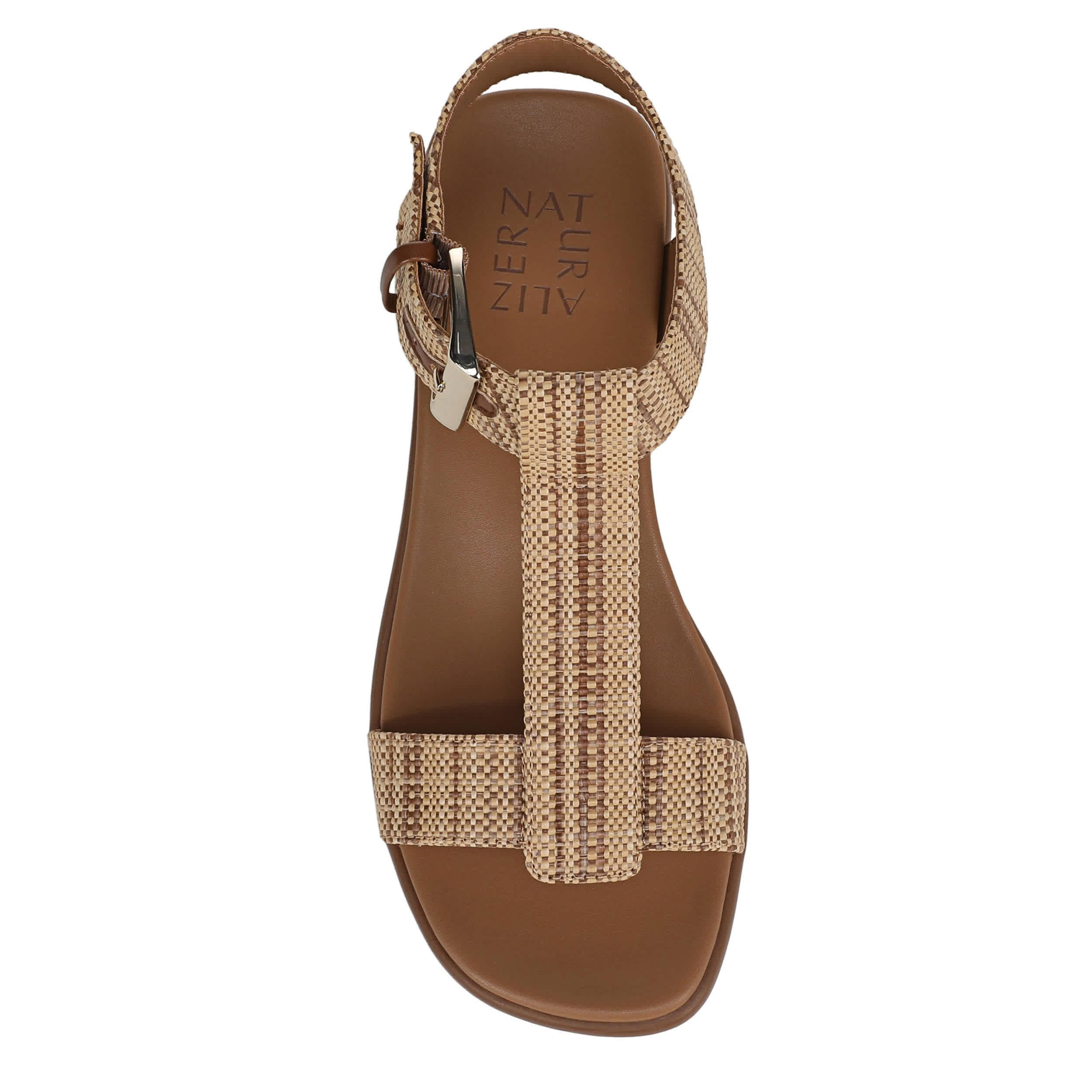 NATURALIZER-WOMENS EASTON SANDAL-NATURAL & BEIGE