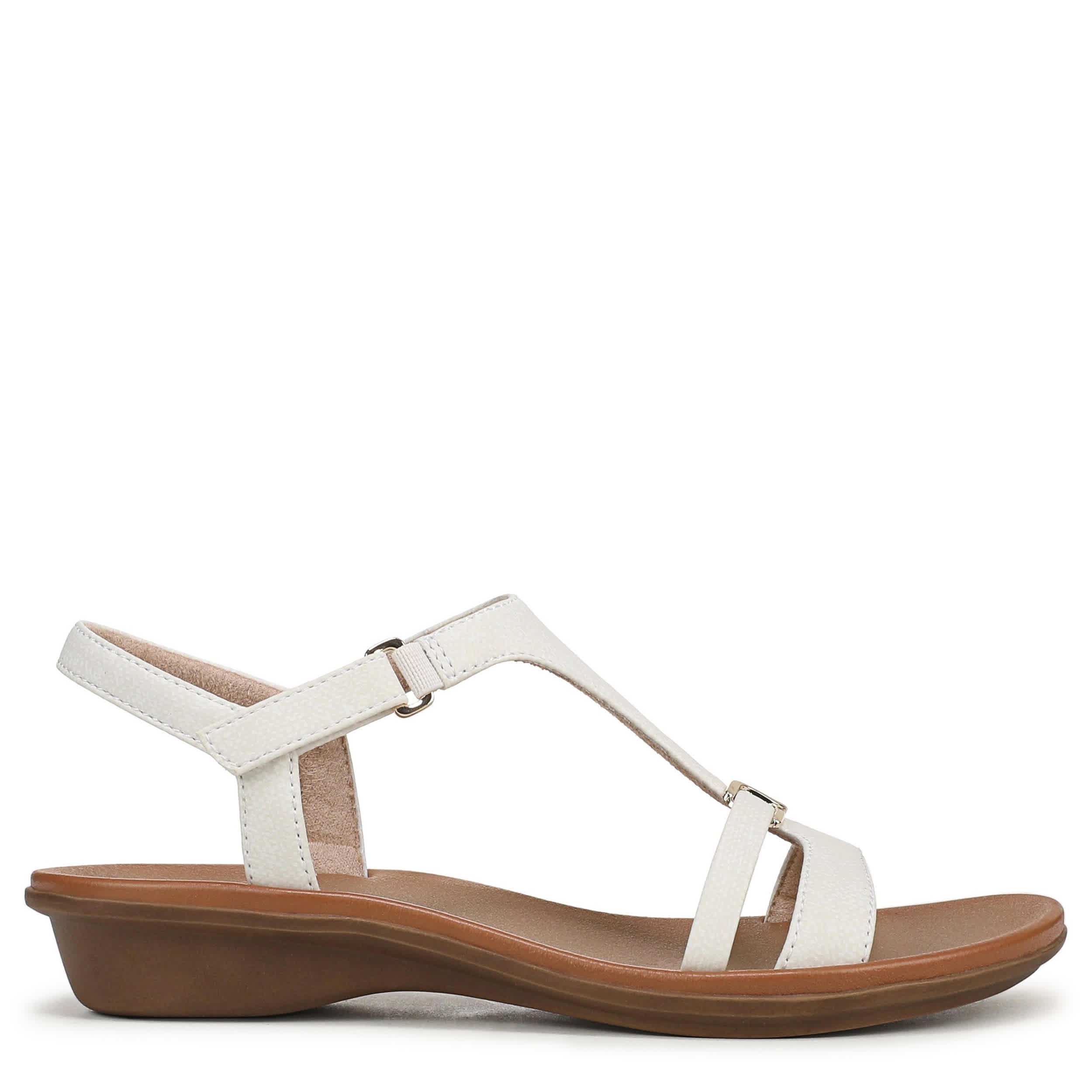 NATURALIZER-WOMENS SOFIA SANDAL-OFF WHITE & 