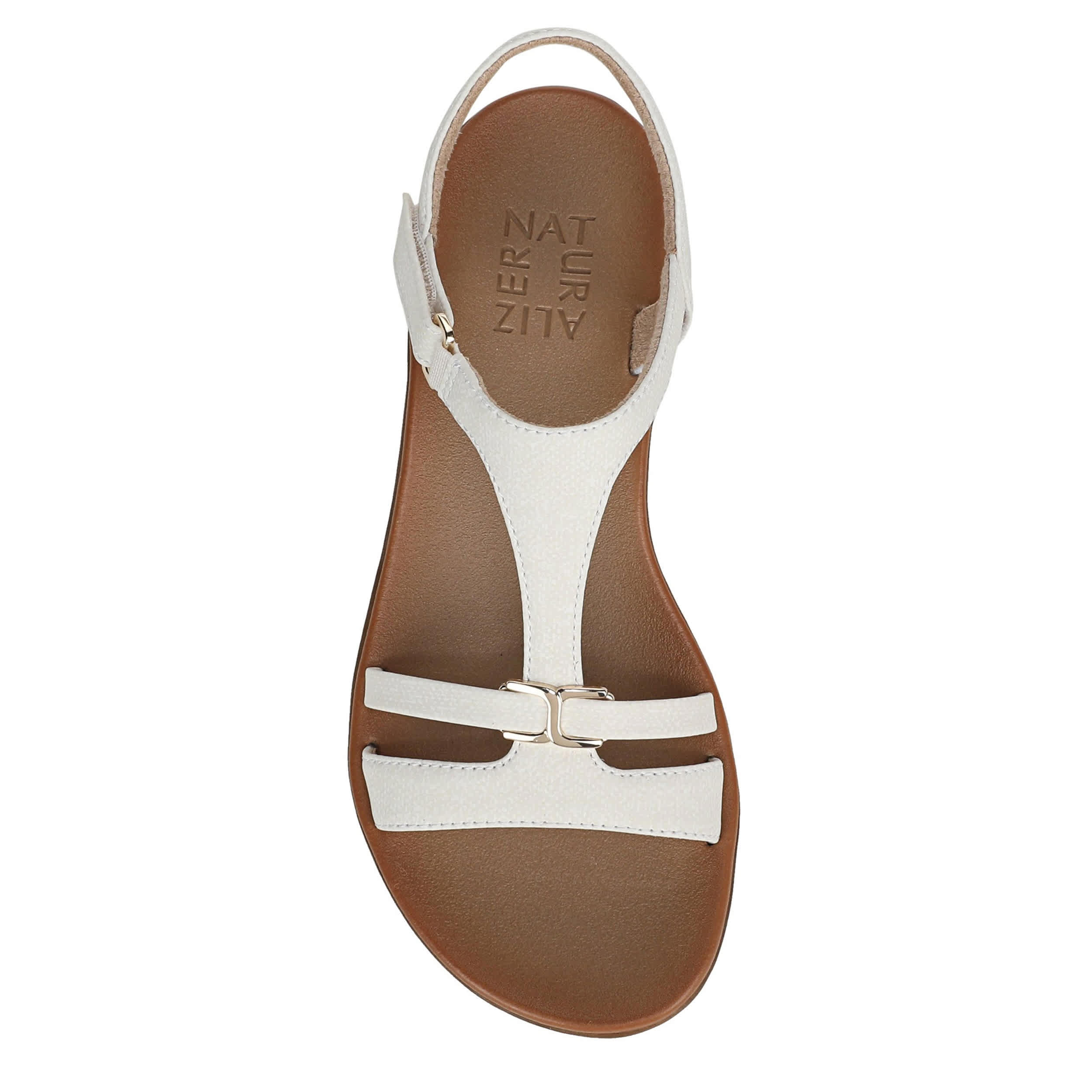 NATURALIZER-WOMENS SOFIA SANDAL-OFF WHITE & 