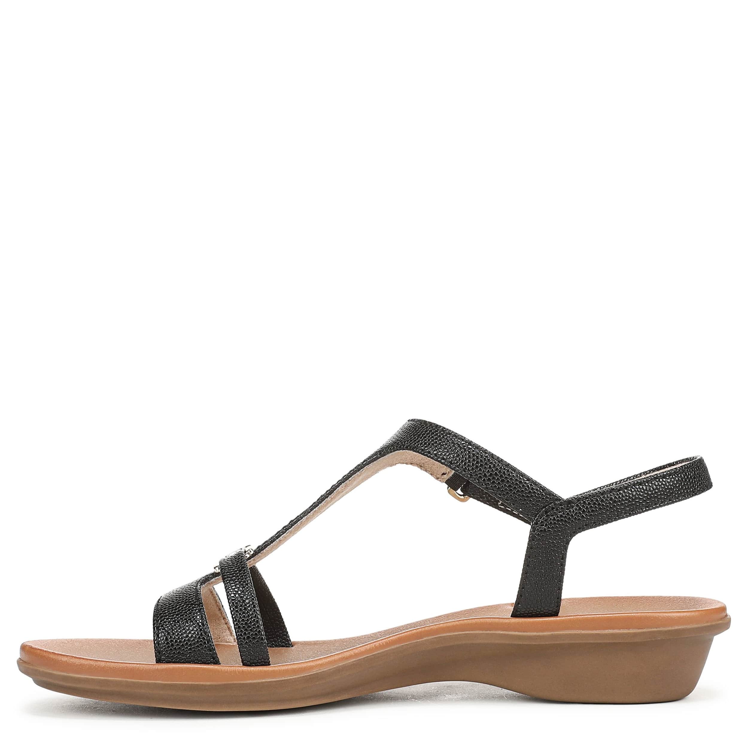 NATURALIZER-WOMENS SOFIA SANDAL-BLACK & 