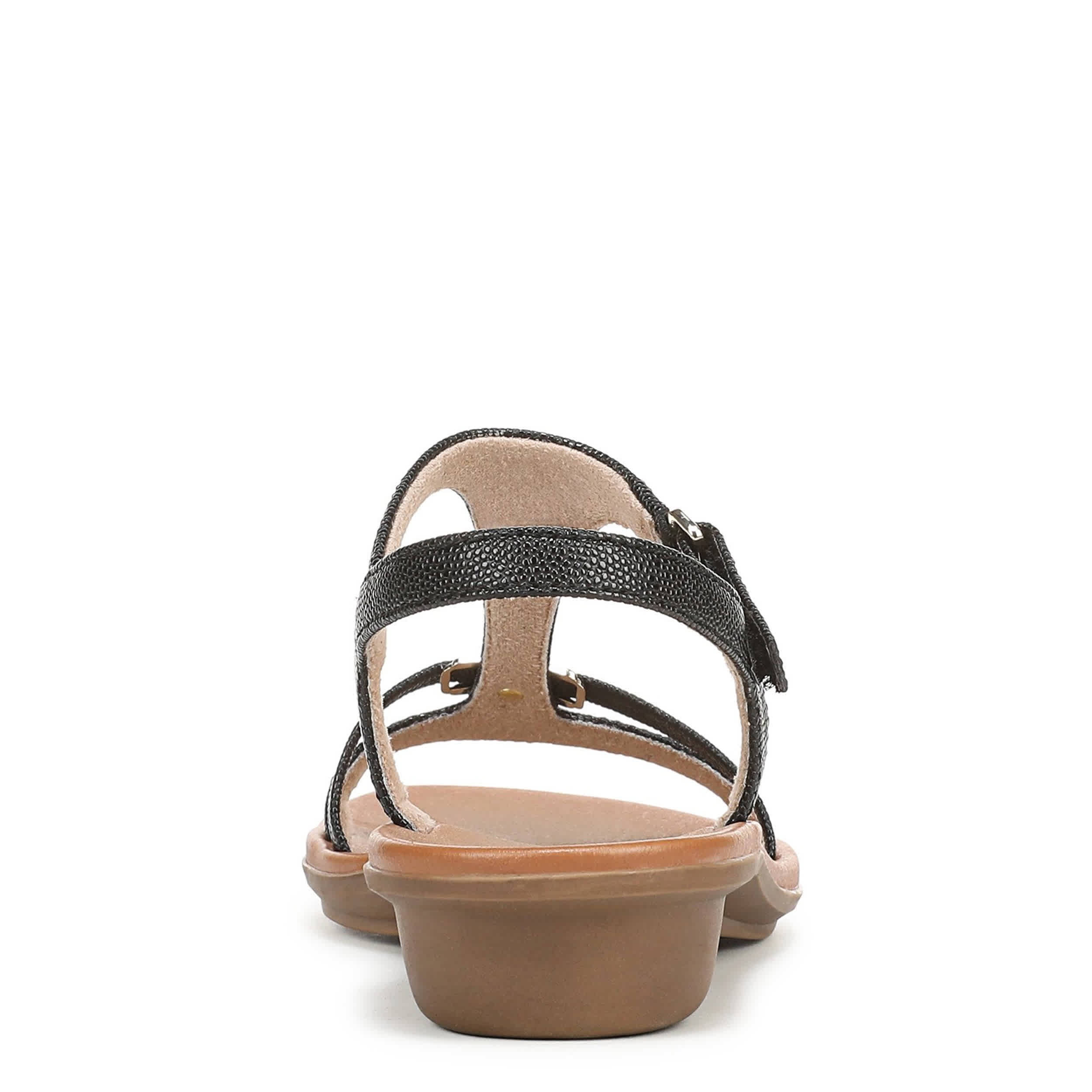 NATURALIZER-WOMENS SOFIA SANDAL-BLACK & 
