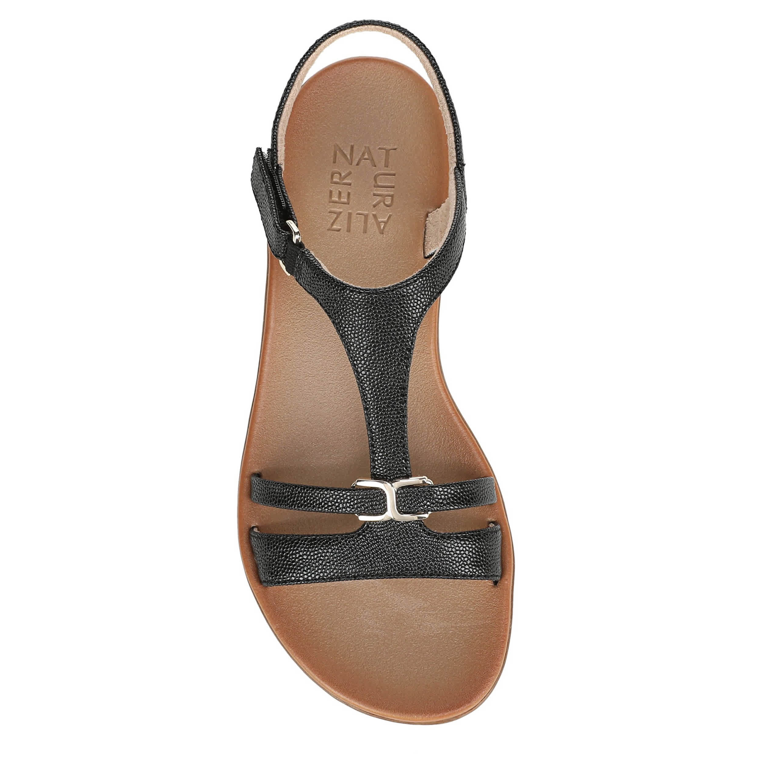 NATURALIZER-WOMENS SOFIA SANDAL-BLACK & 