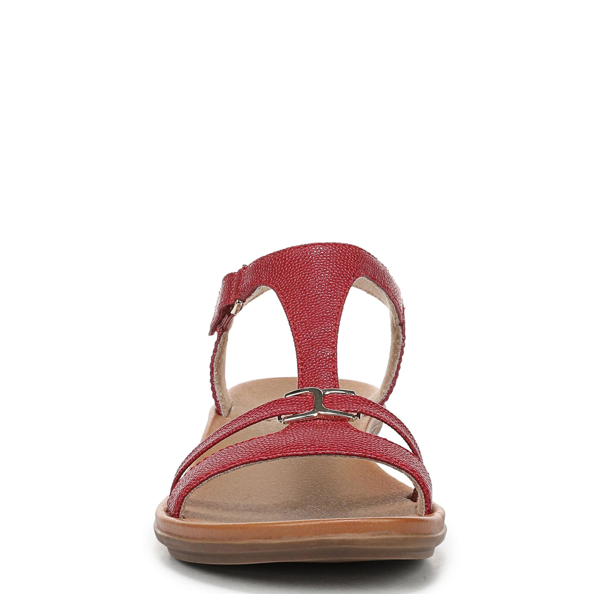 NATURALIZER-WOMENS SOFIA SANDAL-RED & 