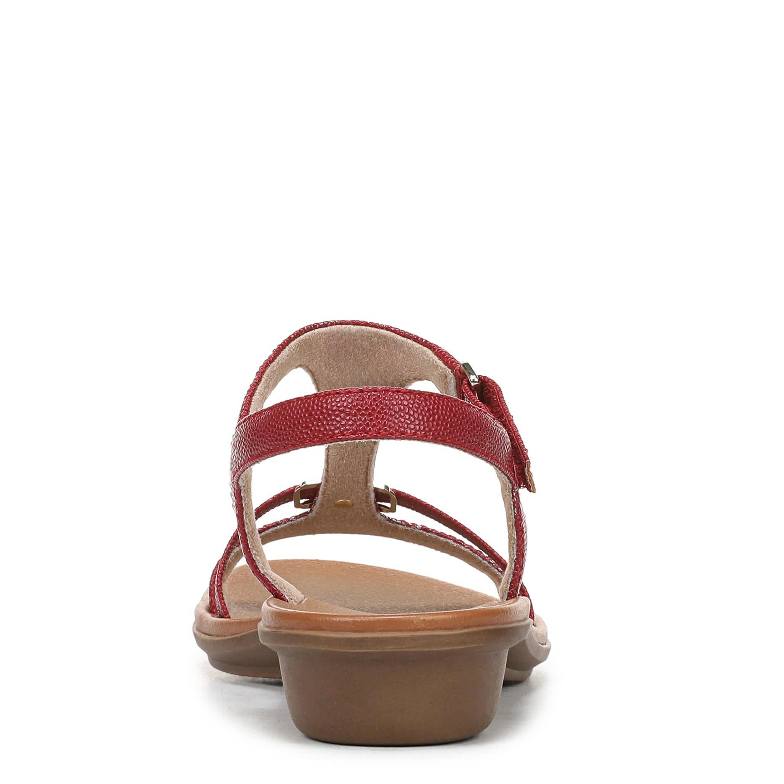 NATURALIZER-WOMENS SOFIA SANDAL-RED & 
