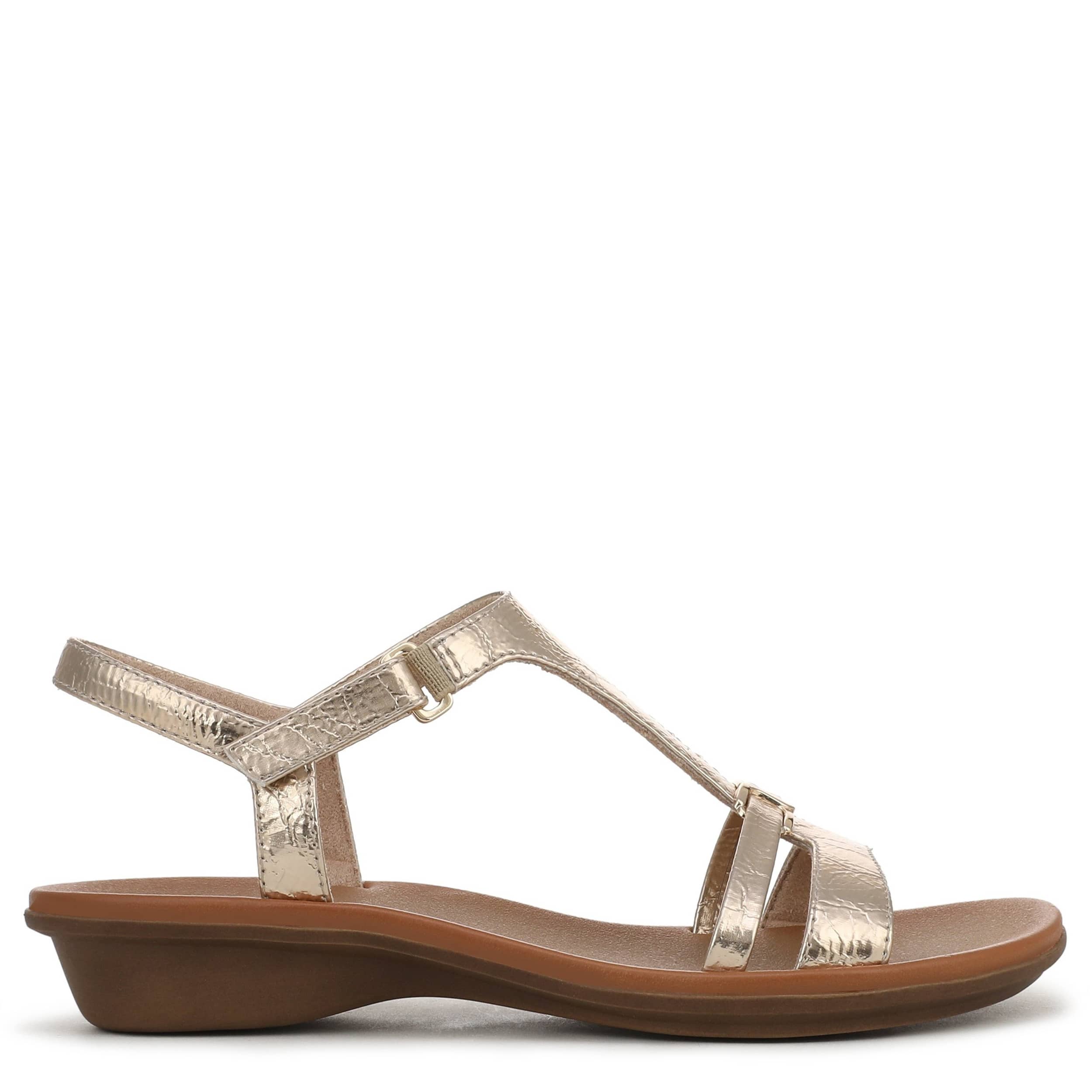 NATURALIZER-WOMENS SOFIA SANDAL-CHAMPAGNE & 