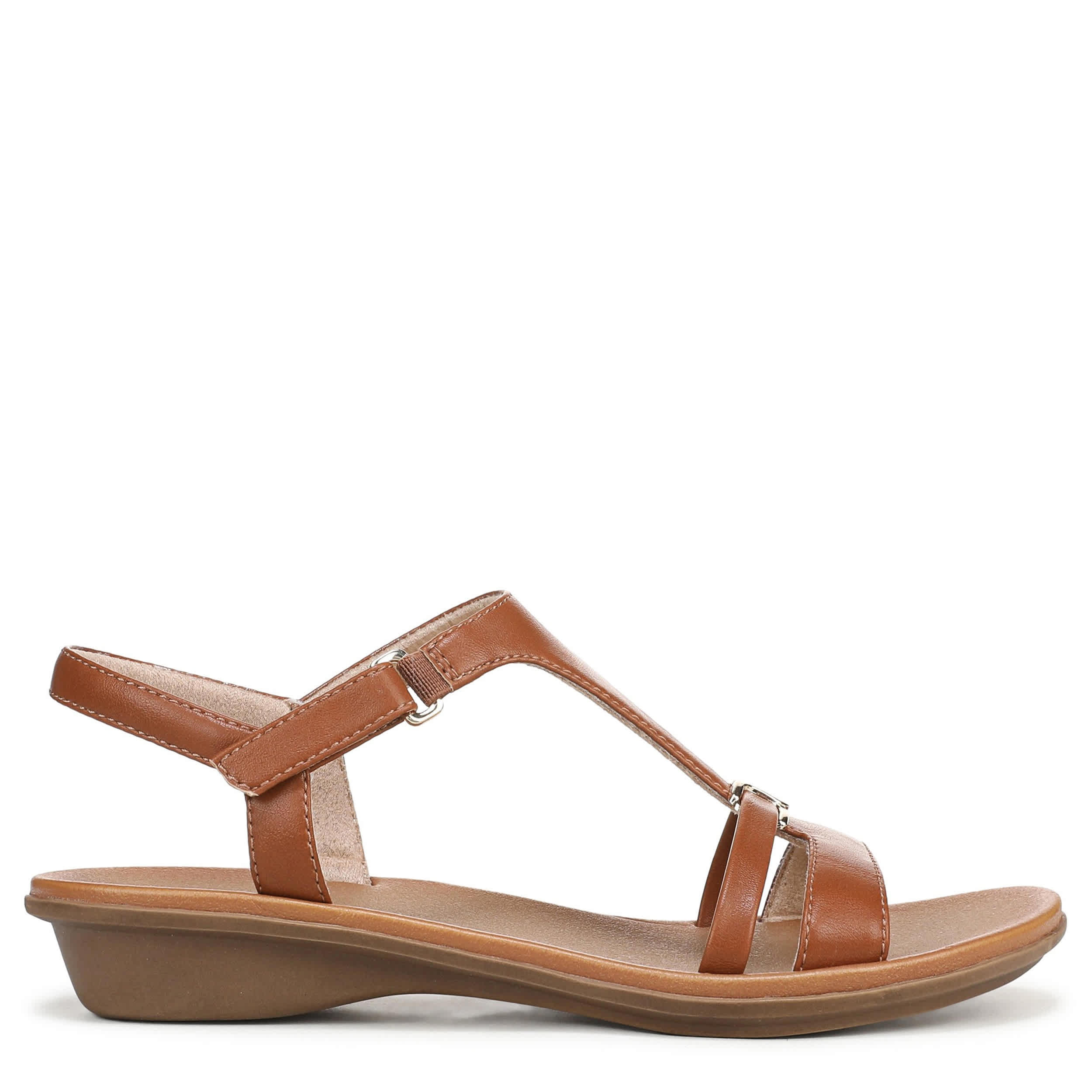 NATURALIZER-WOMENS SOFIA SANDAL-CHESTNUT & 