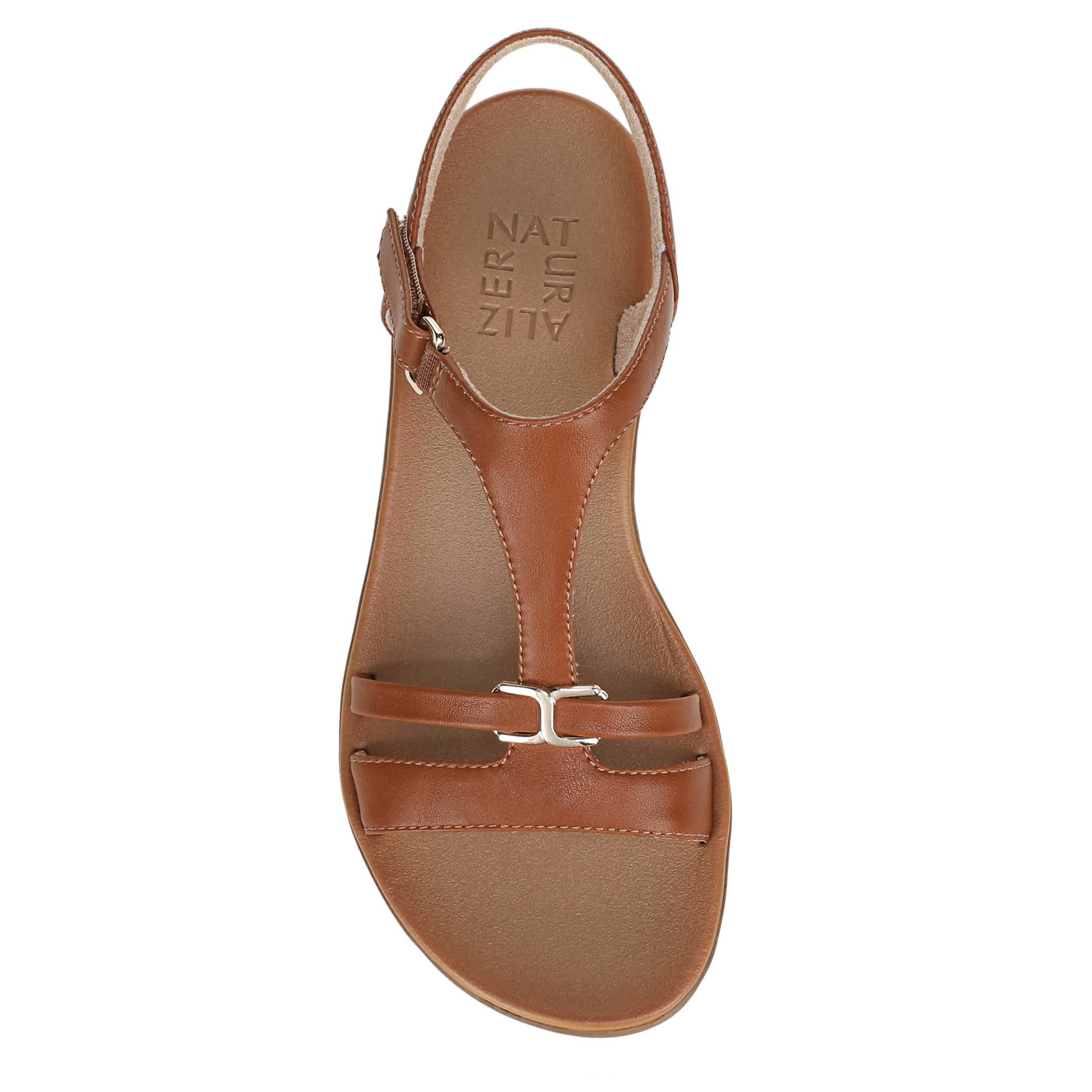 NATURALIZER-WOMENS SOFIA SANDAL-CHESTNUT & 