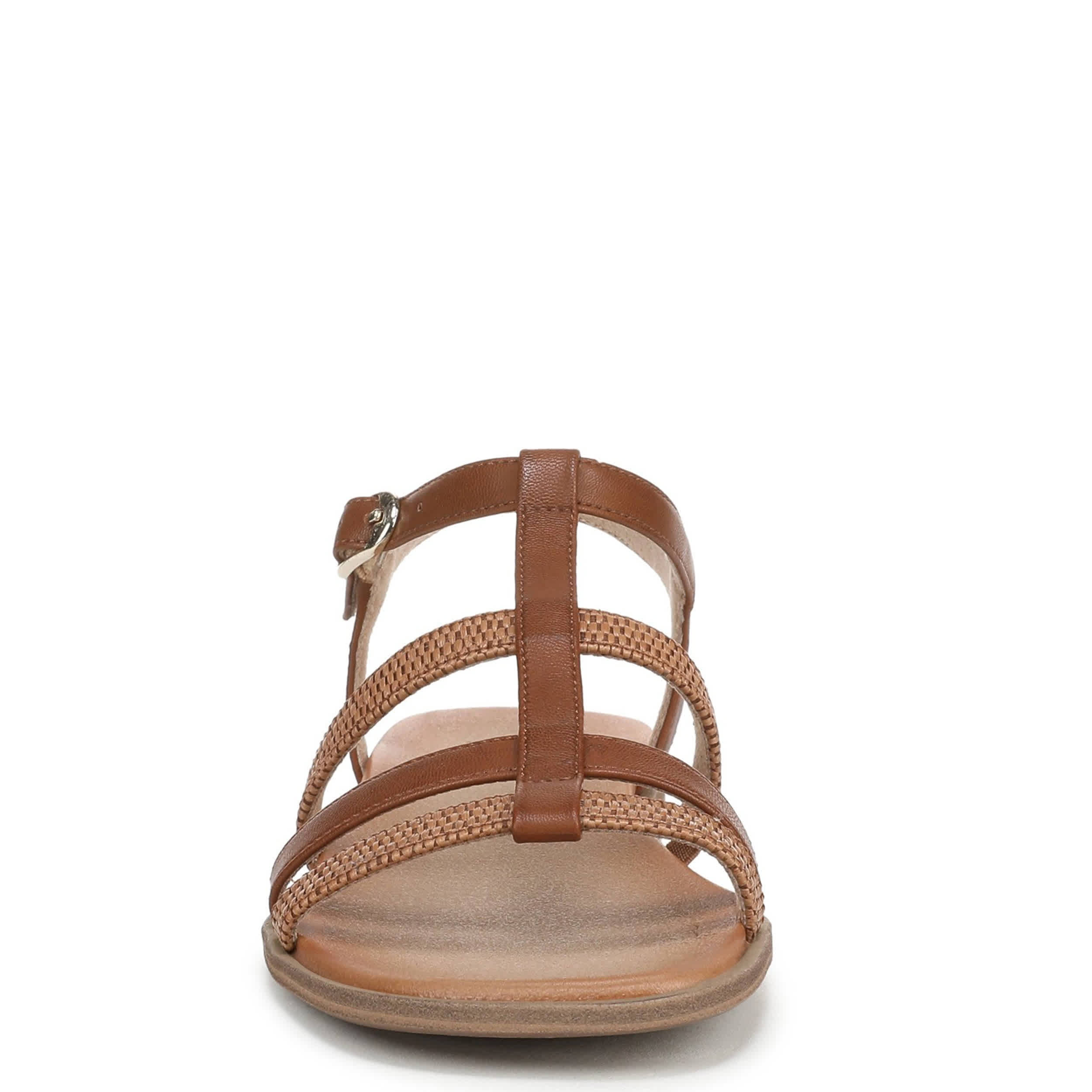 NATURALIZER-WOMENS JULIA SANDAL-BROWN & WHEAT