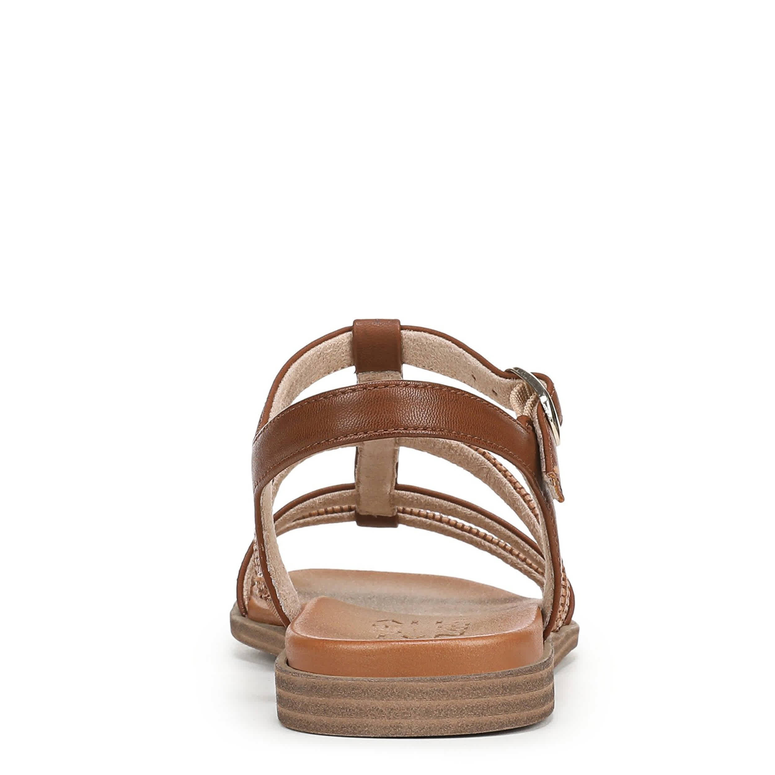 NATURALIZER-WOMENS JULIA SANDAL-BROWN & WHEAT