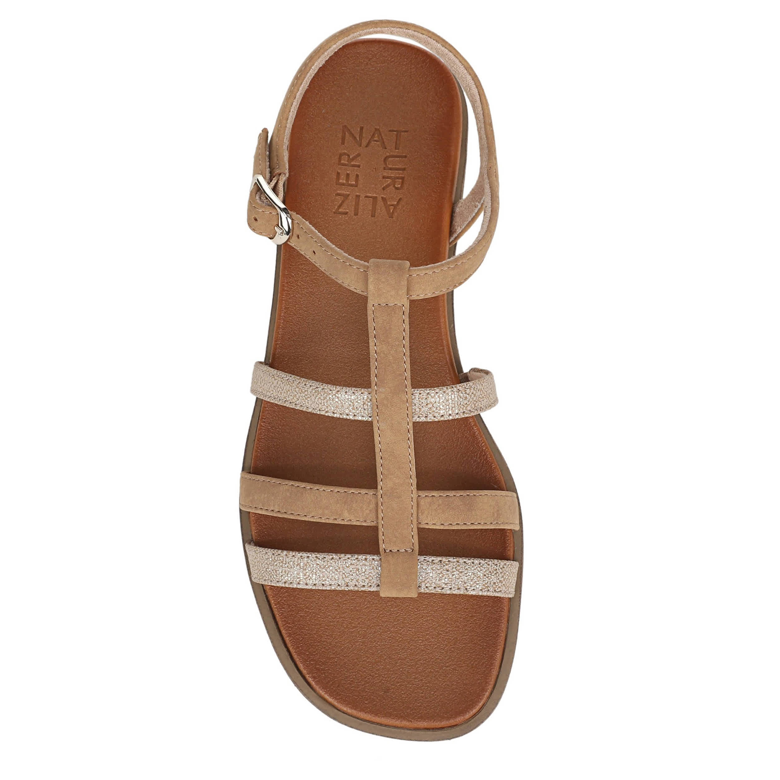NATURALIZER-WOMENS JULIA SANDAL-BROWN & 