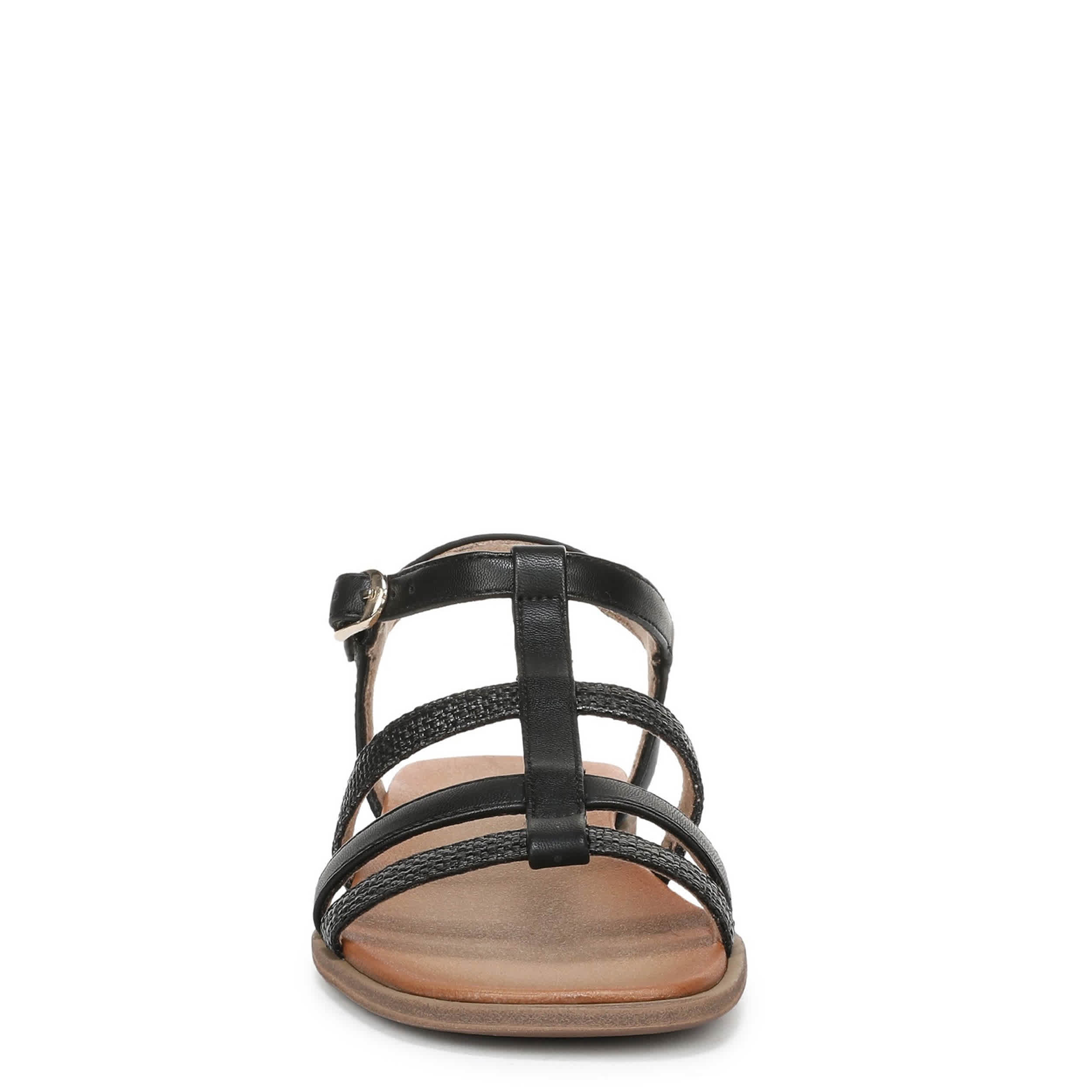NATURALIZER-WOMENS JULIA SANDAL-BLACK & 
