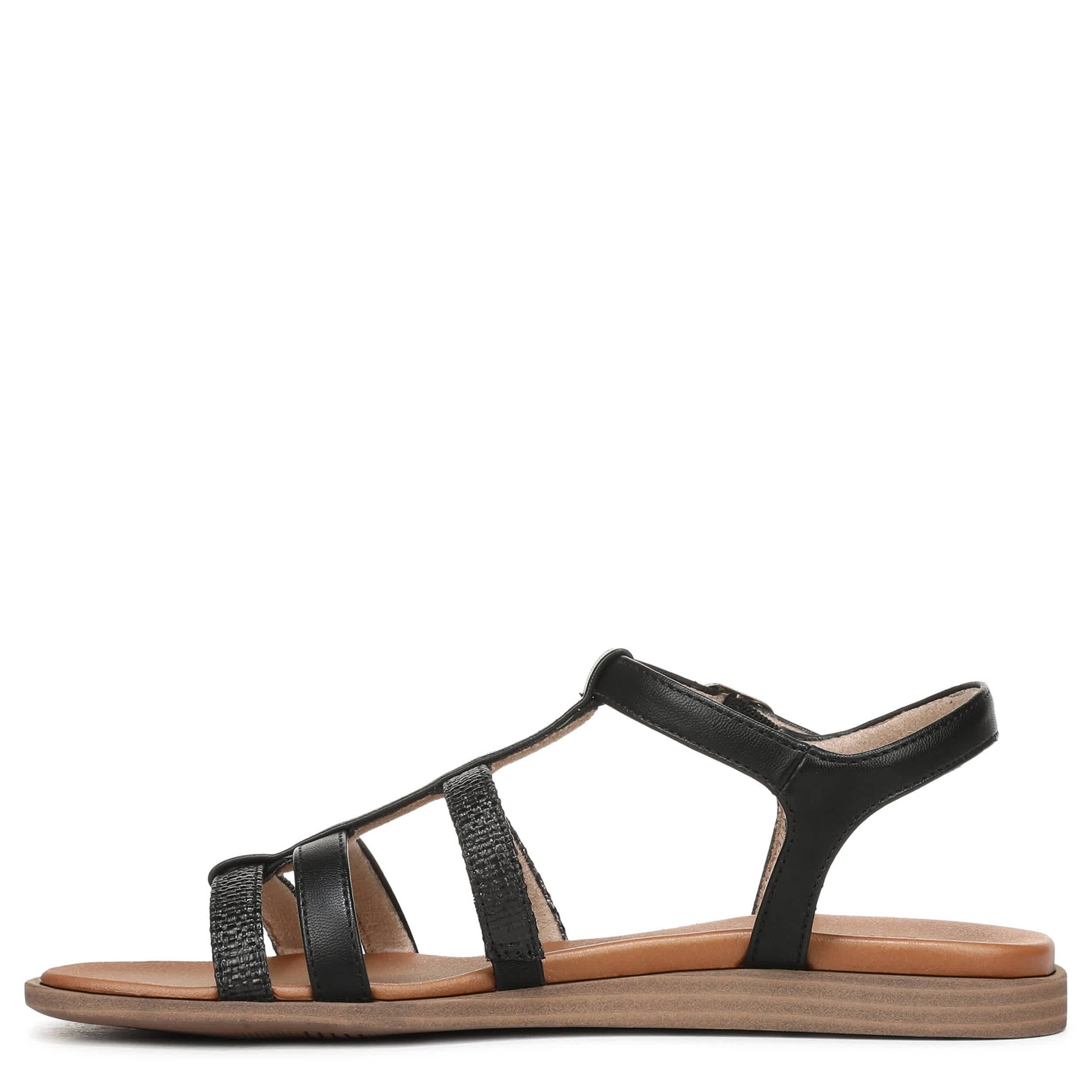 NATURALIZER-WOMENS JULIA SANDAL-BLACK & 