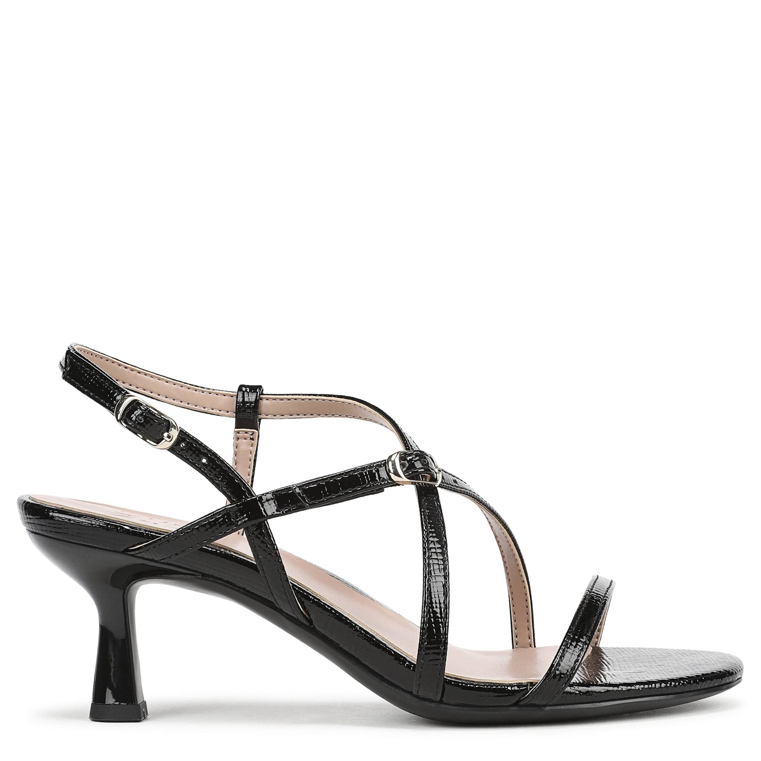 NATURALIZER-WOMENS PORTER DRESS SANDAL-BLACK & 