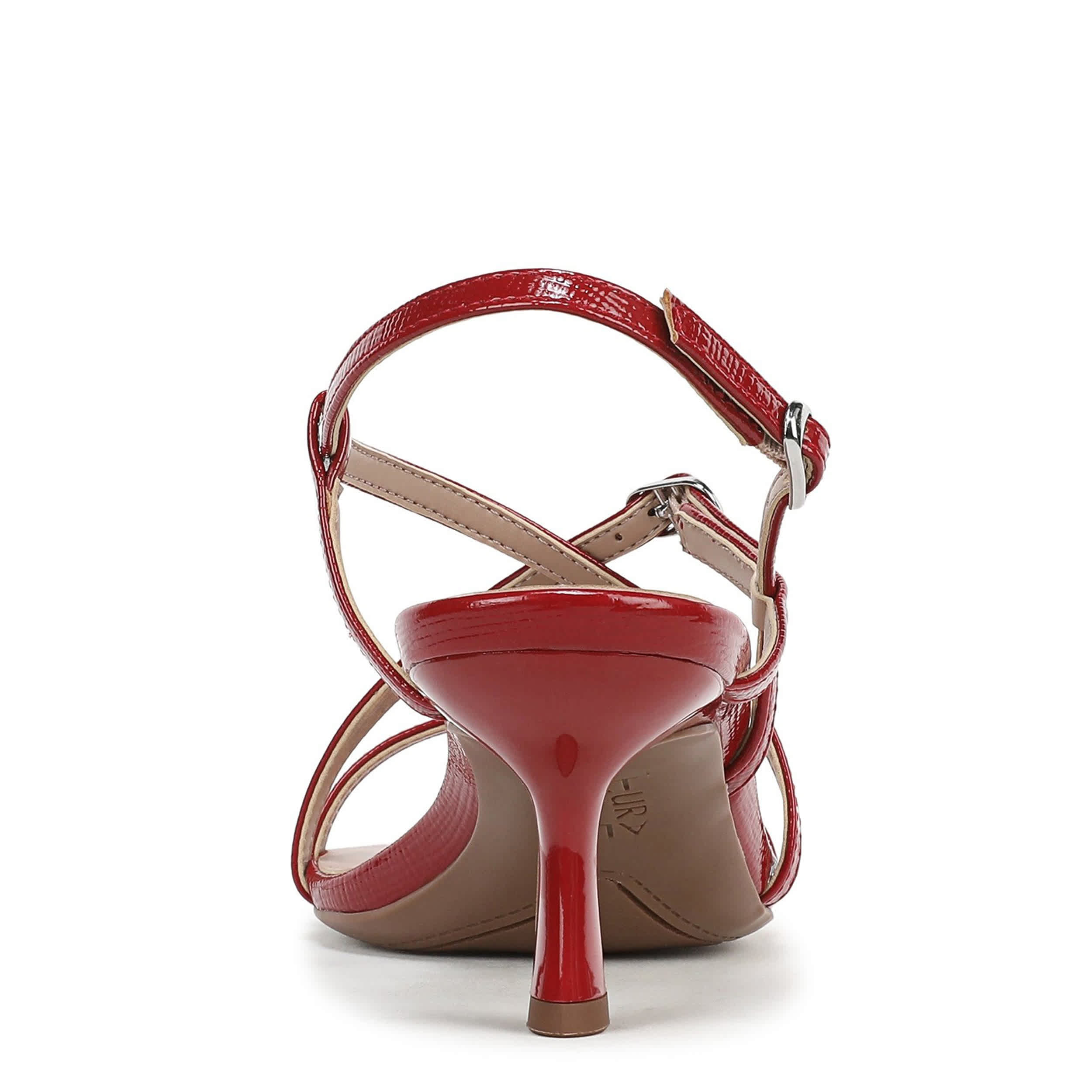NATURALIZER-WOMENS PORTER DRESS SANDAL-RED & 