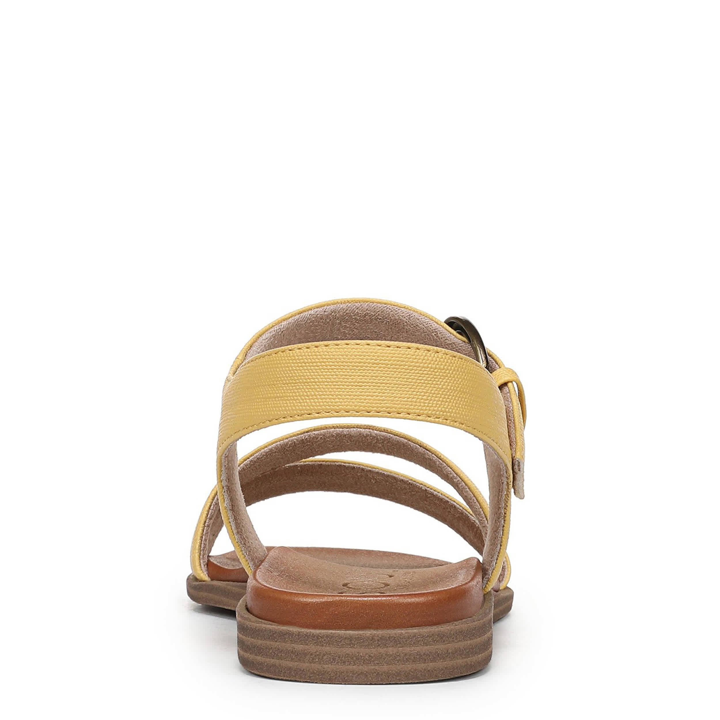 NATURAL SOUL BY NATURALIZER-WOMENS JAYVEE SANDALS-YELLOW & 