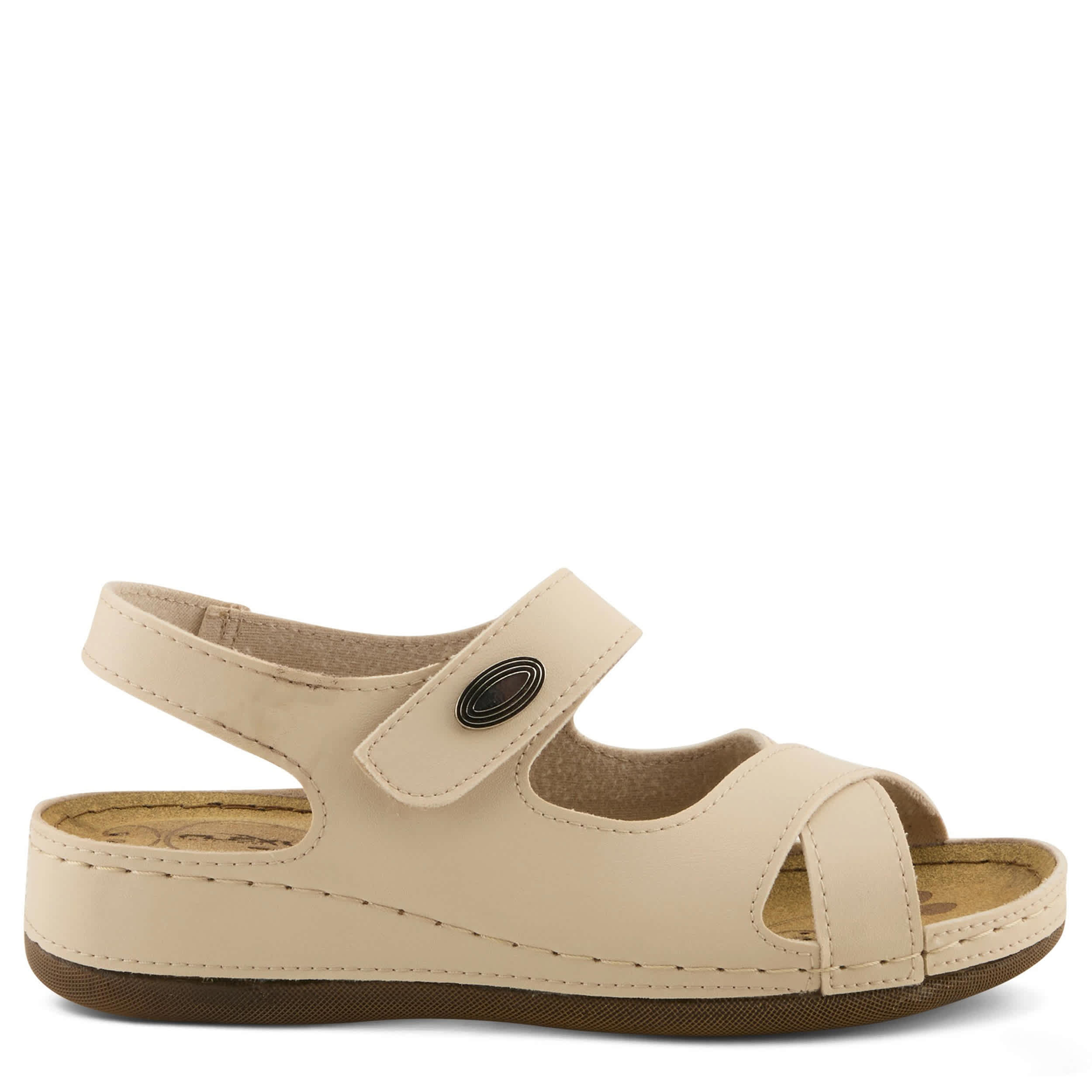 Flexus-WOMENS 3007 SANDAL-BEIGE & 
