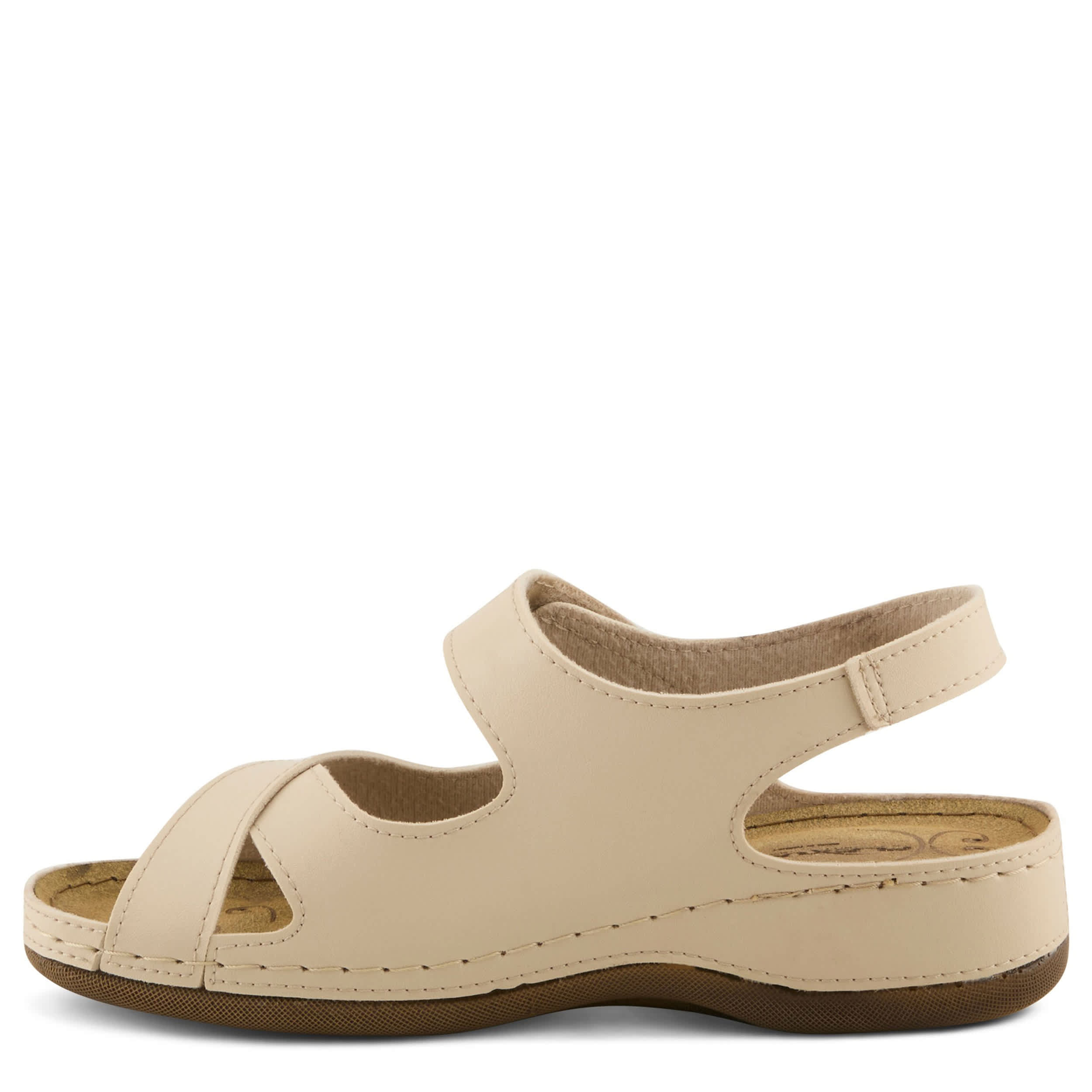 Flexus-WOMENS 3007 SANDAL-BEIGE & 