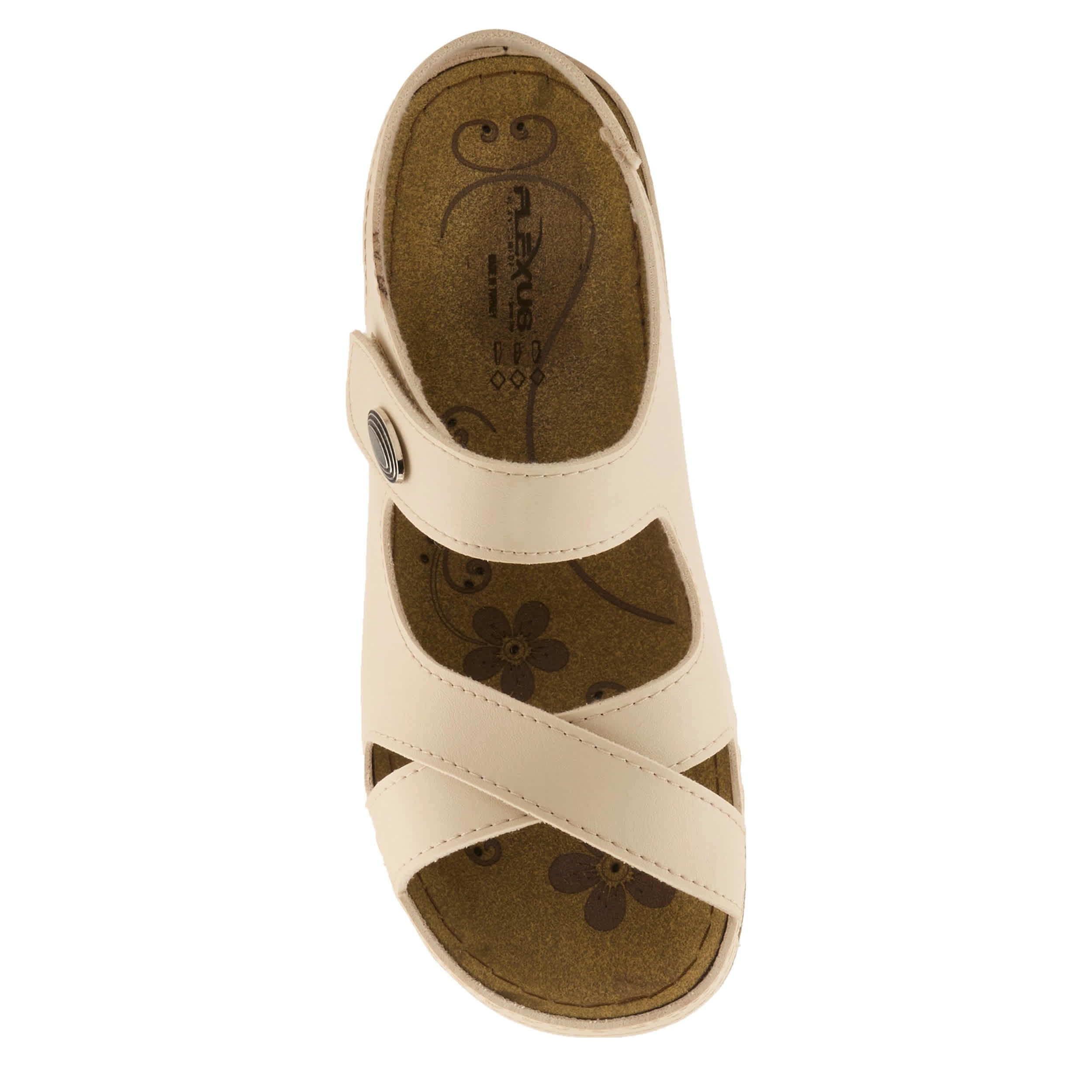 Flexus-WOMENS 3007 SANDAL-BEIGE & 