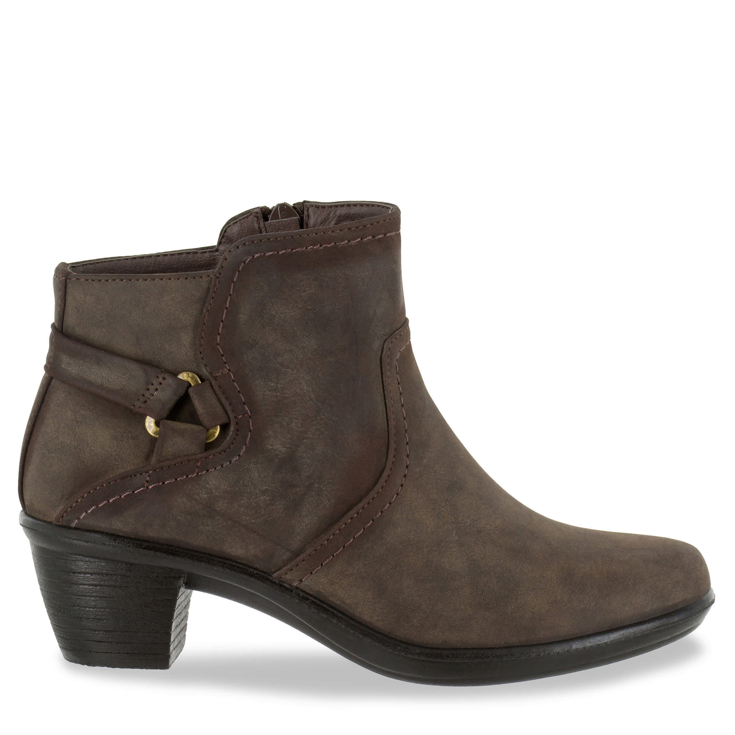 EASY STREET-WOMENS DAWNITA BOOTIE-GREY & 