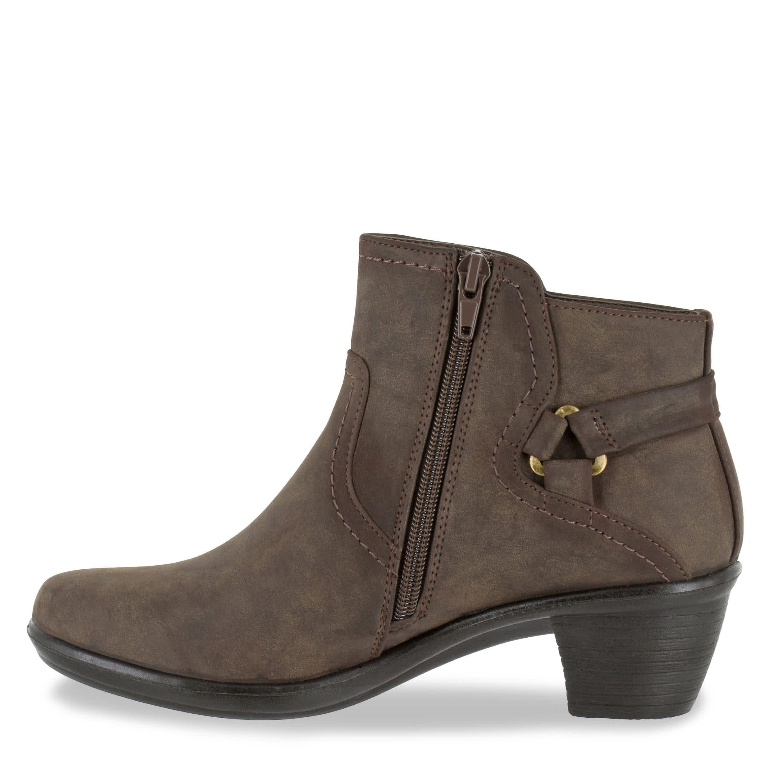 EASY STREET-WOMENS DAWNITA BOOTIE-GREY & 