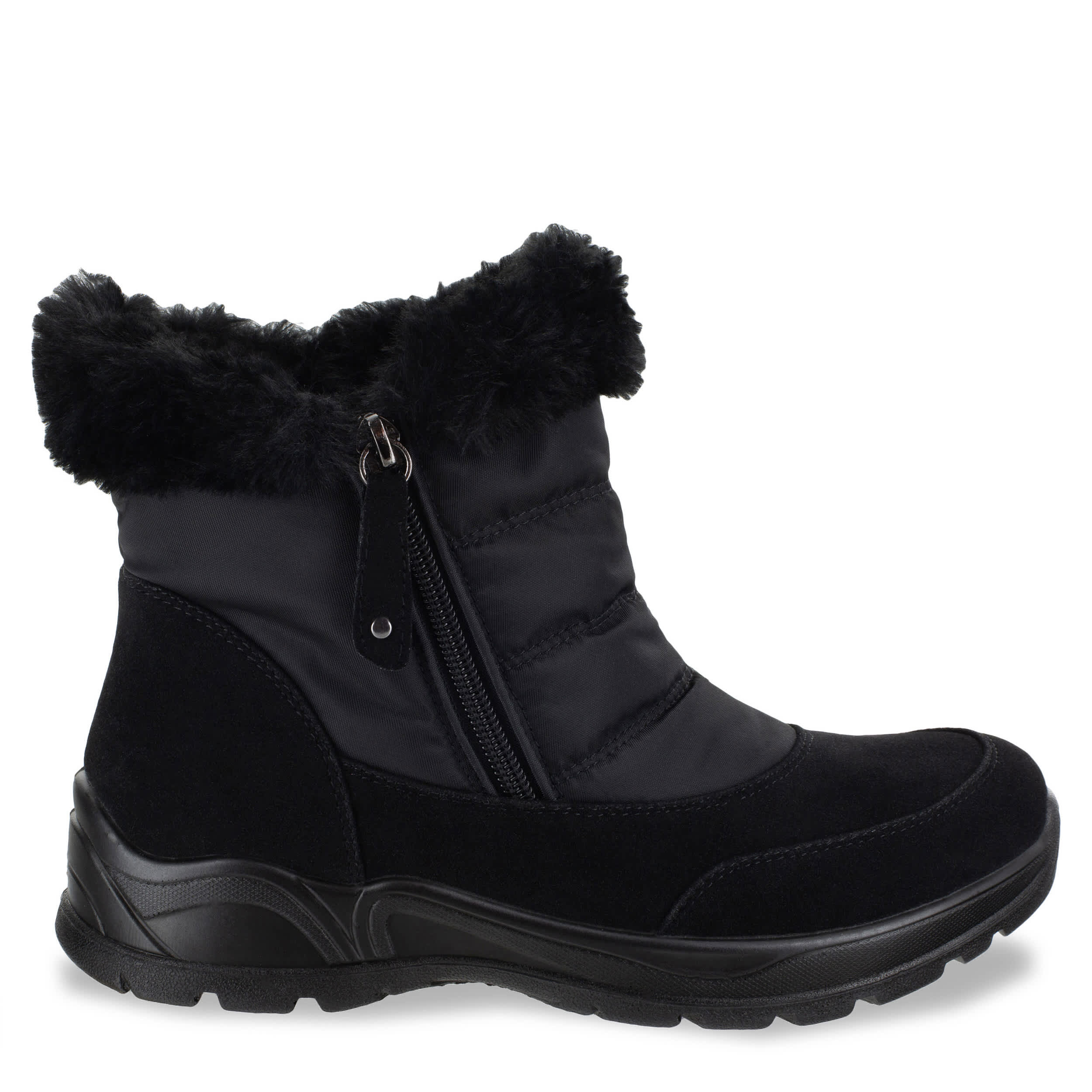 EASY STREET-WOMENS FROSTY SNOW BOOT-BLACK & 
