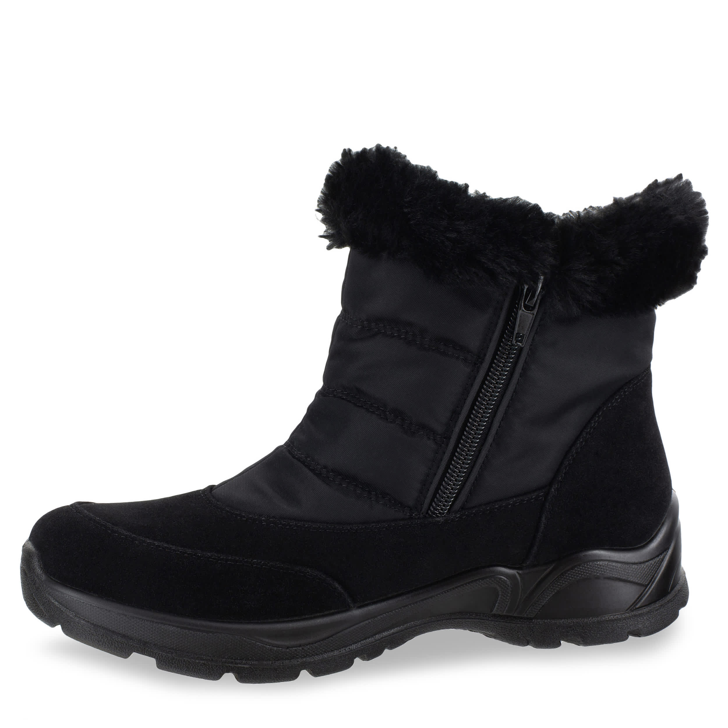 EASY STREET-WOMENS FROSTY SNOW BOOT-BLACK & 