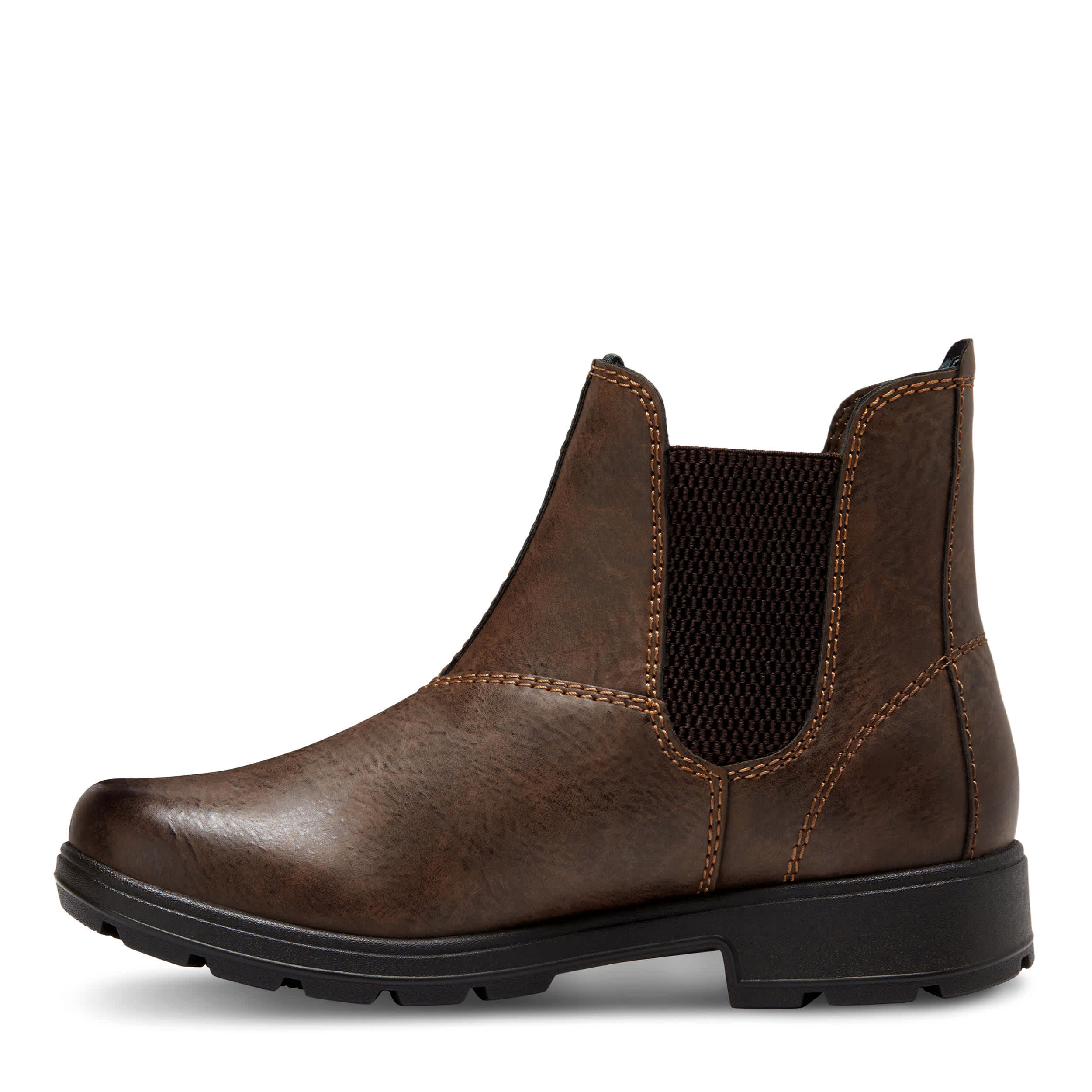 EASTLAND-WOMENS BAJA CHELSEA BOOT-BROWN & 