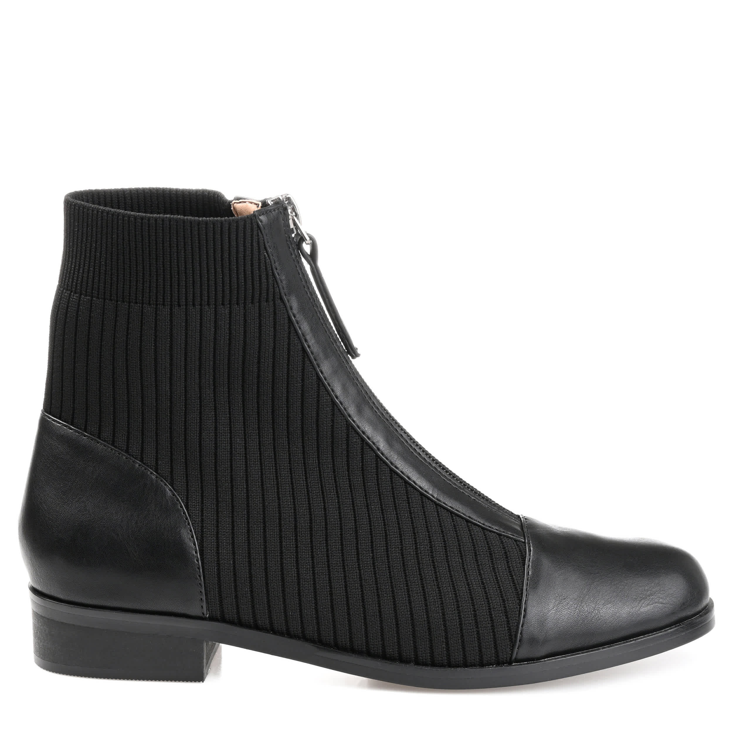 JOURNEE COLLECTION-WOMENS BEXLIE BOOTIE-BLACK & 