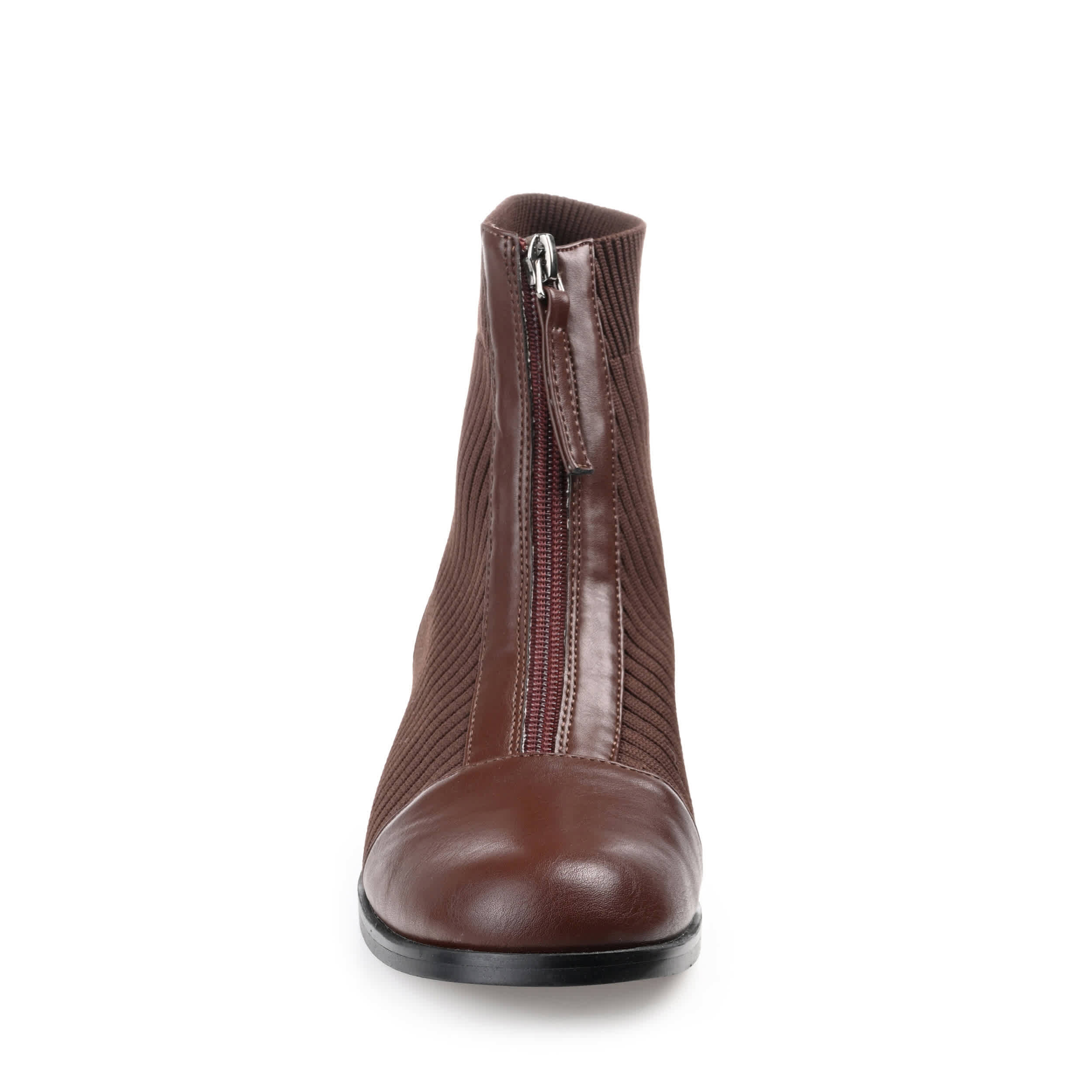 JOURNEE COLLECTION-WOMENS BEXLIE BOOTIE-BROWN & 