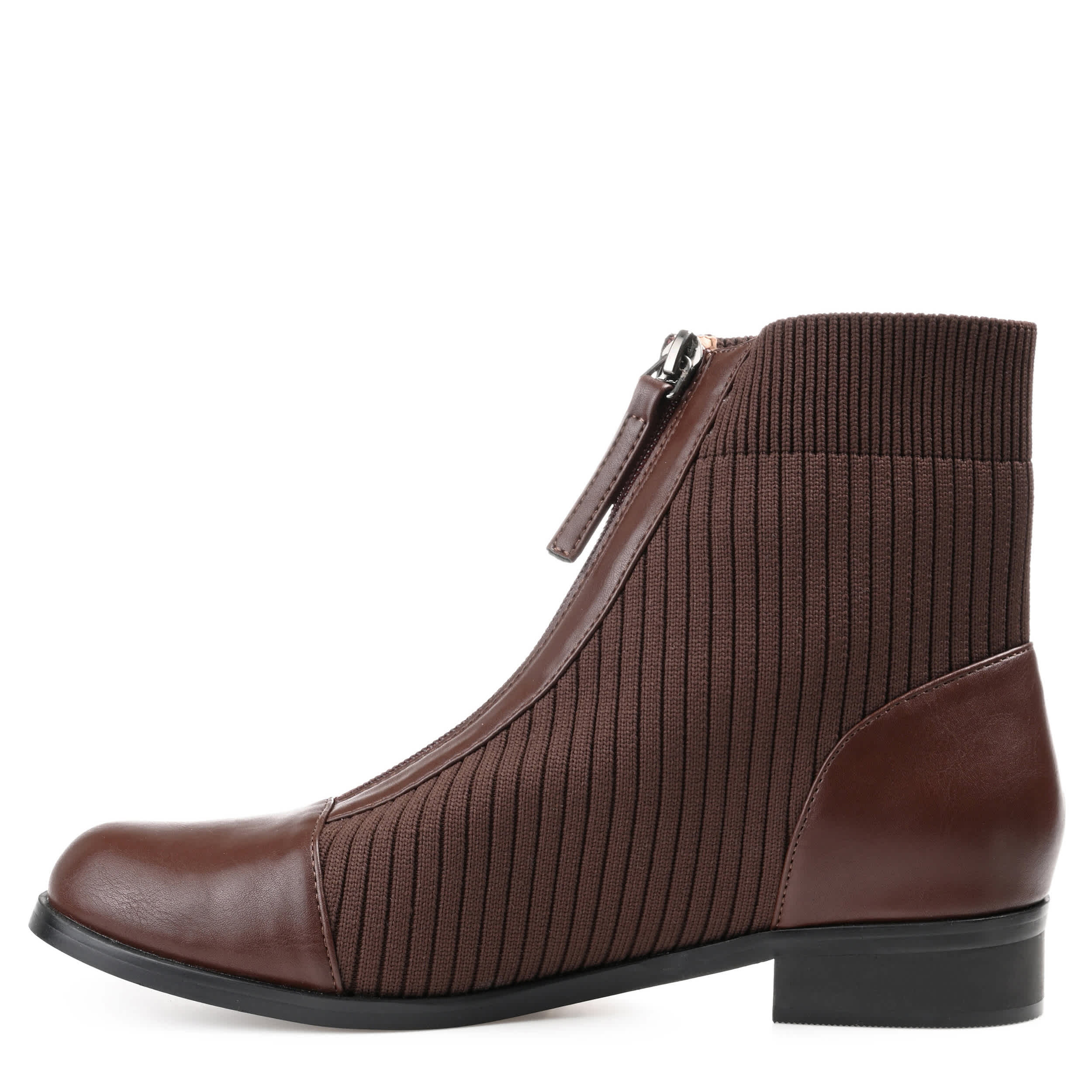 JOURNEE COLLECTION-WOMENS BEXLIE BOOTIE-BROWN & 