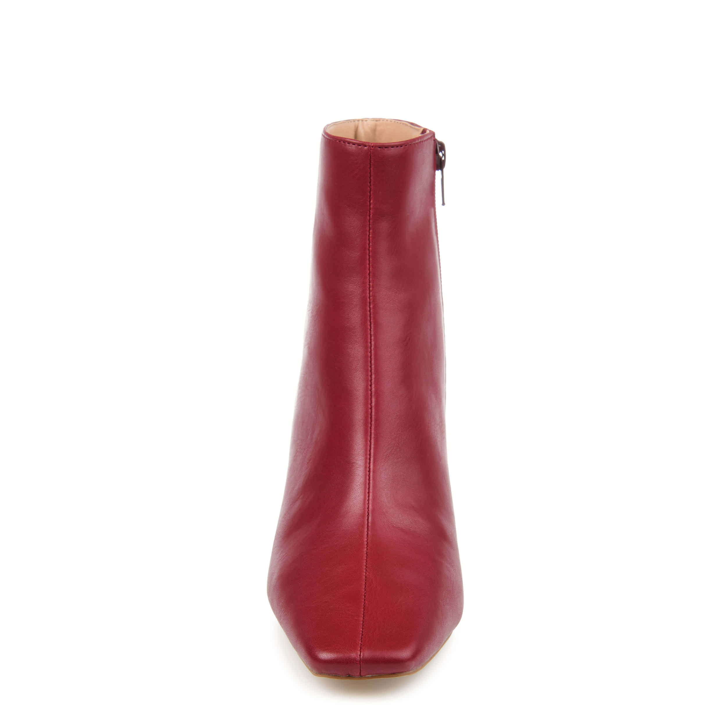 JOURNEE COLLECTION-WOMENS HAYLINN BOOTIE-BURGUNDY & 