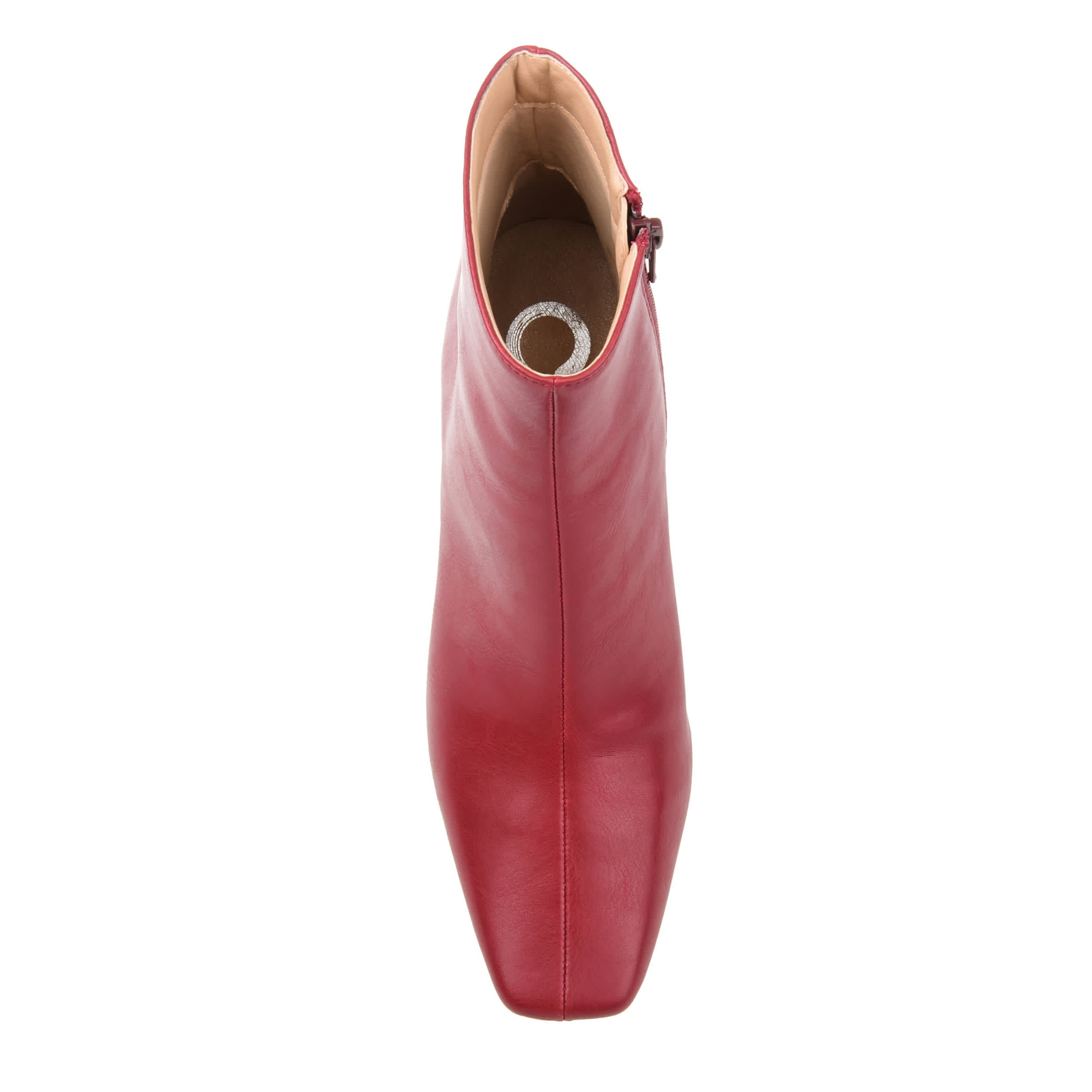 JOURNEE COLLECTION-WOMENS HAYLINN BOOTIE-BURGUNDY & 