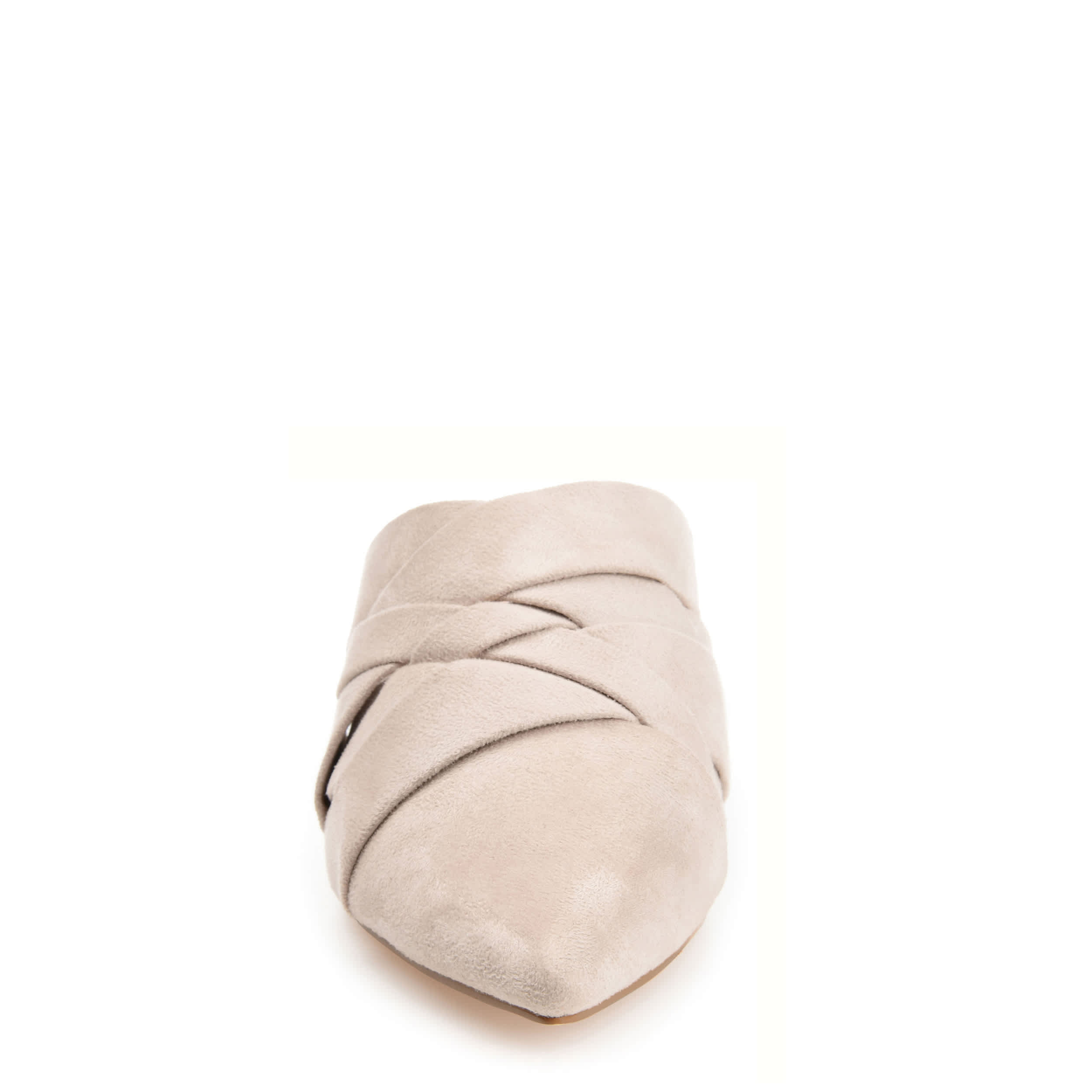 JOURNEE COLLECTION-WOMENS KALIDA MULE-BEIGE & 