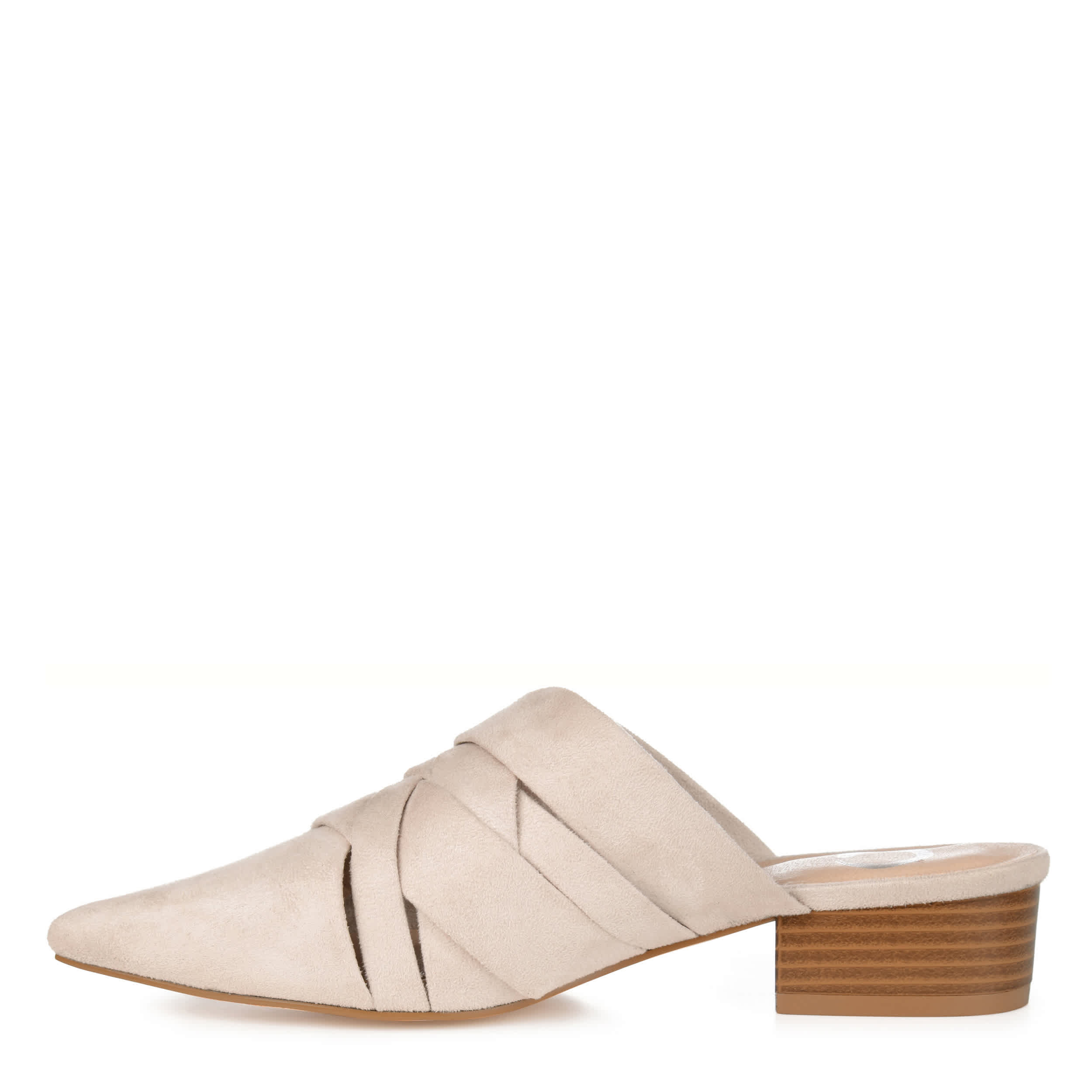 JOURNEE COLLECTION-WOMENS KALIDA MULE-BEIGE & 