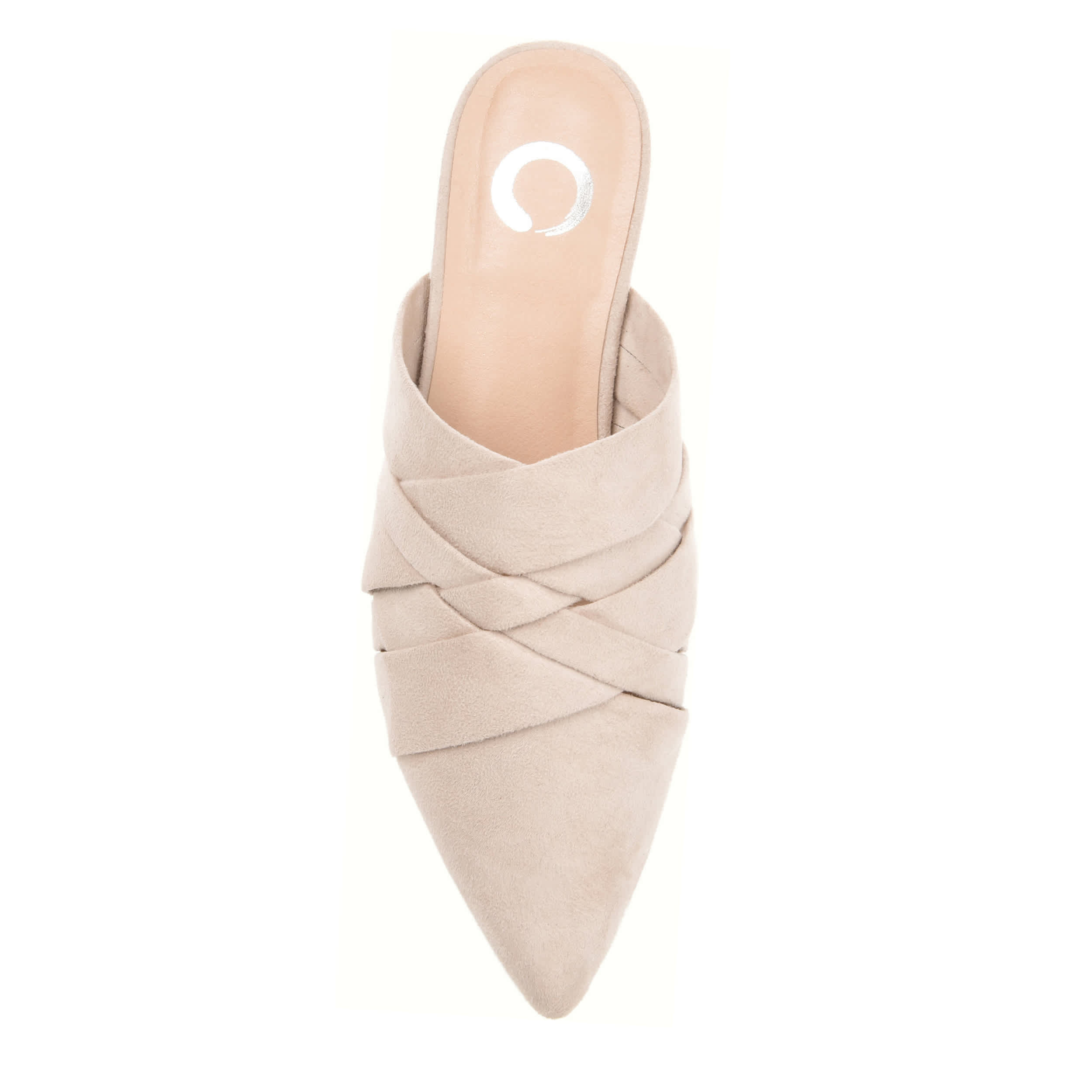 JOURNEE COLLECTION-WOMENS KALIDA MULE-BEIGE & 
