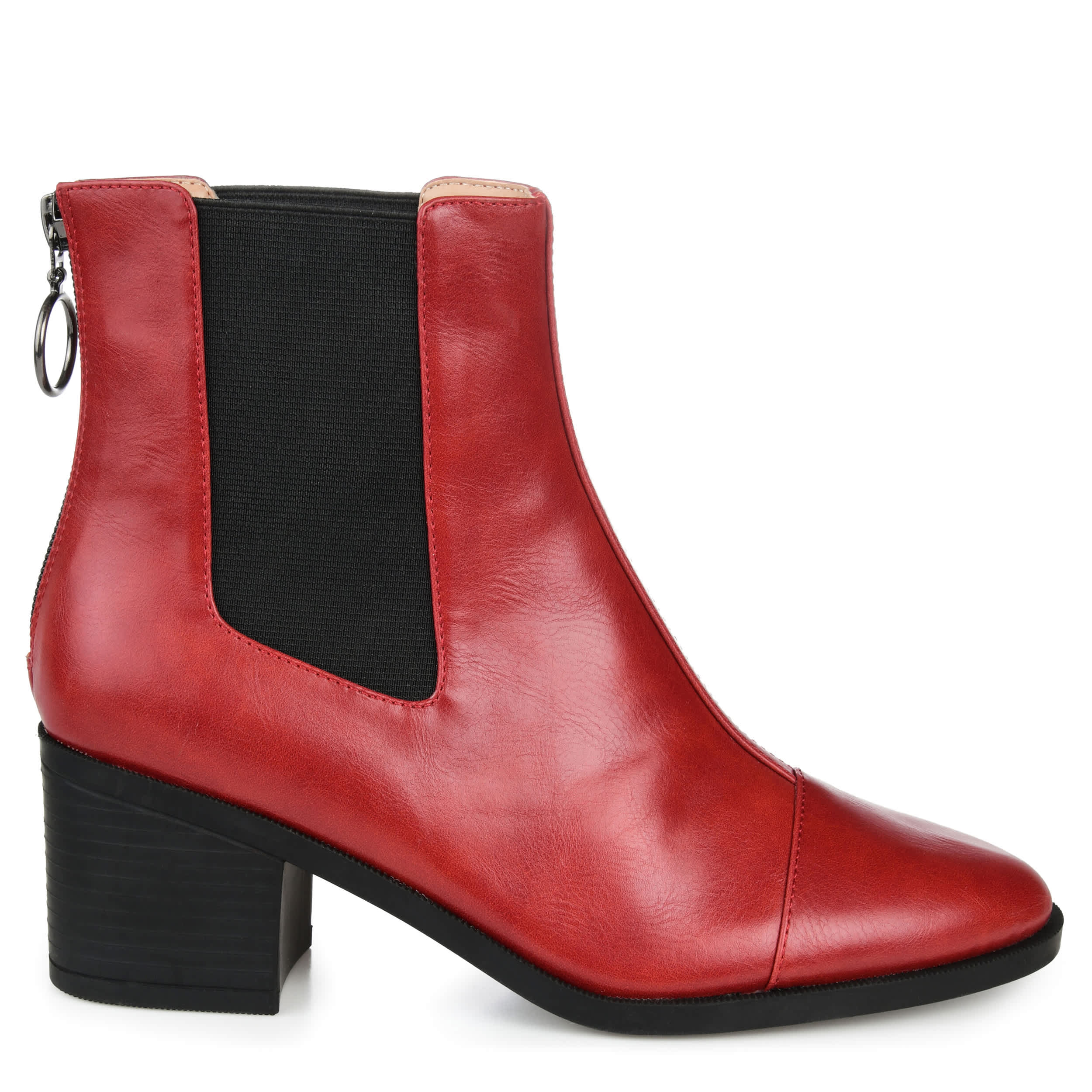 JOURNEE COLLECTION-WOMENS NIGELLA BOOTIE-RED & 