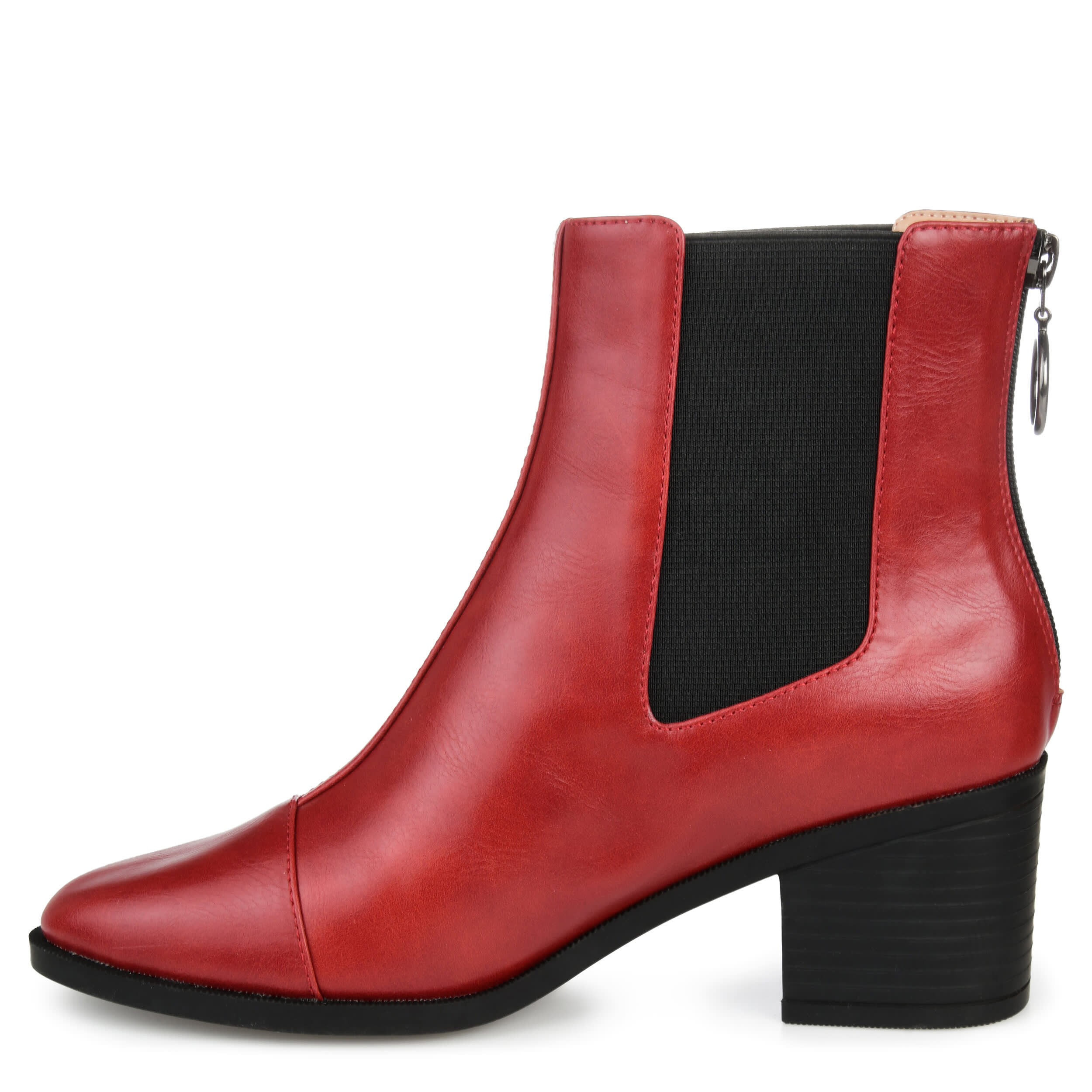 JOURNEE COLLECTION-WOMENS NIGELLA BOOTIE-RED & 
