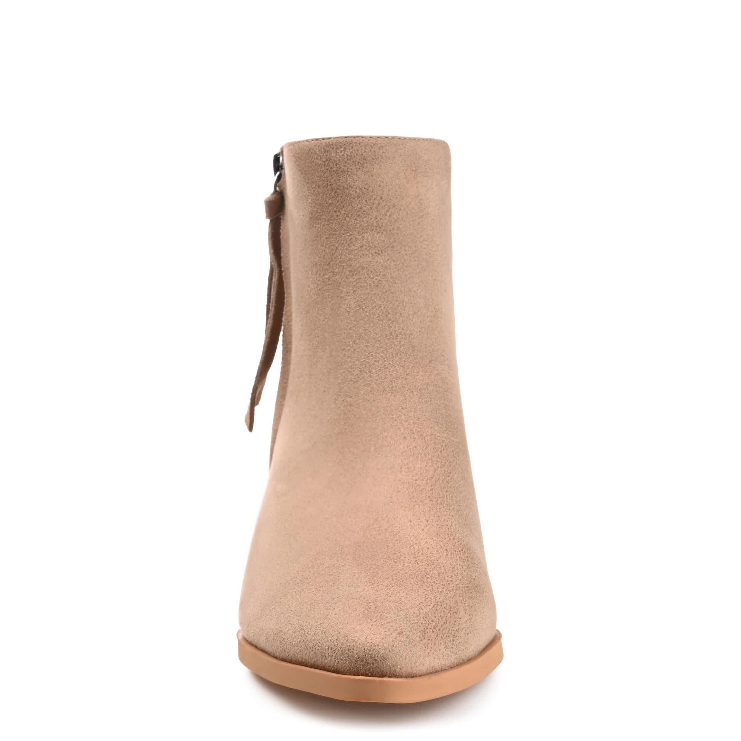 JOURNEE COLLECTION-WOMENS SADIYA BOOTIE-TAUPE & 