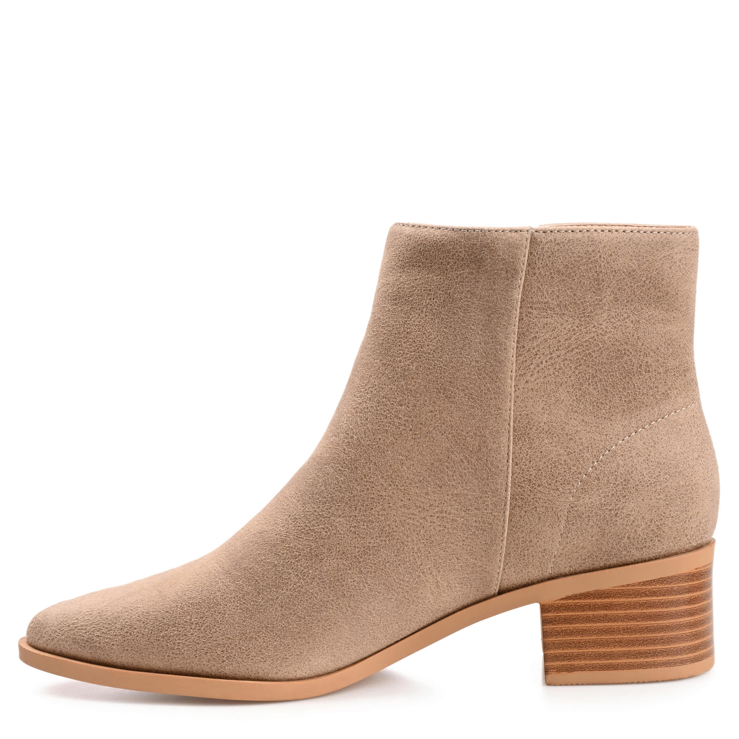 JOURNEE COLLECTION-WOMENS SADIYA BOOTIE-TAUPE & 