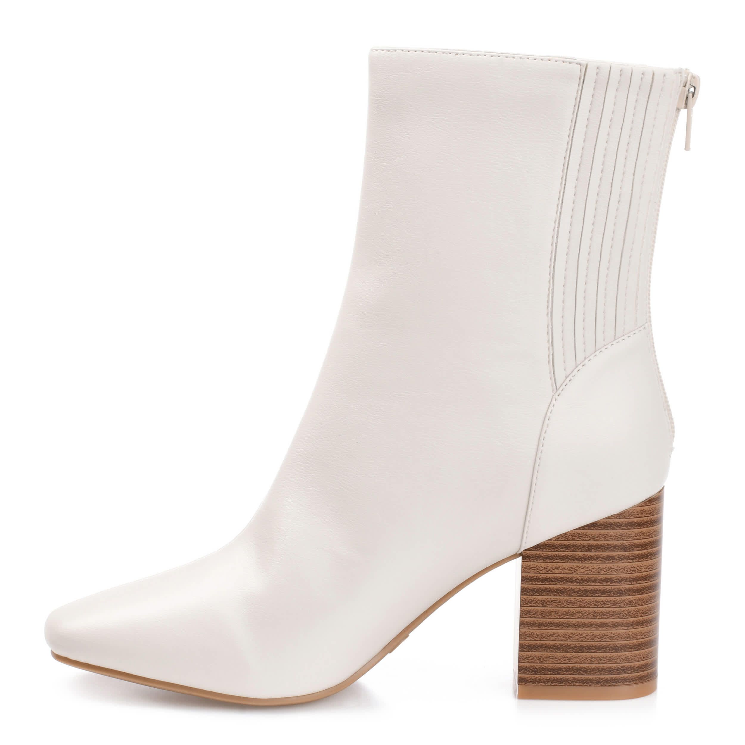 JOURNEE COLLECTION-WOMENS MAIZE BOOTIE-BONE & 