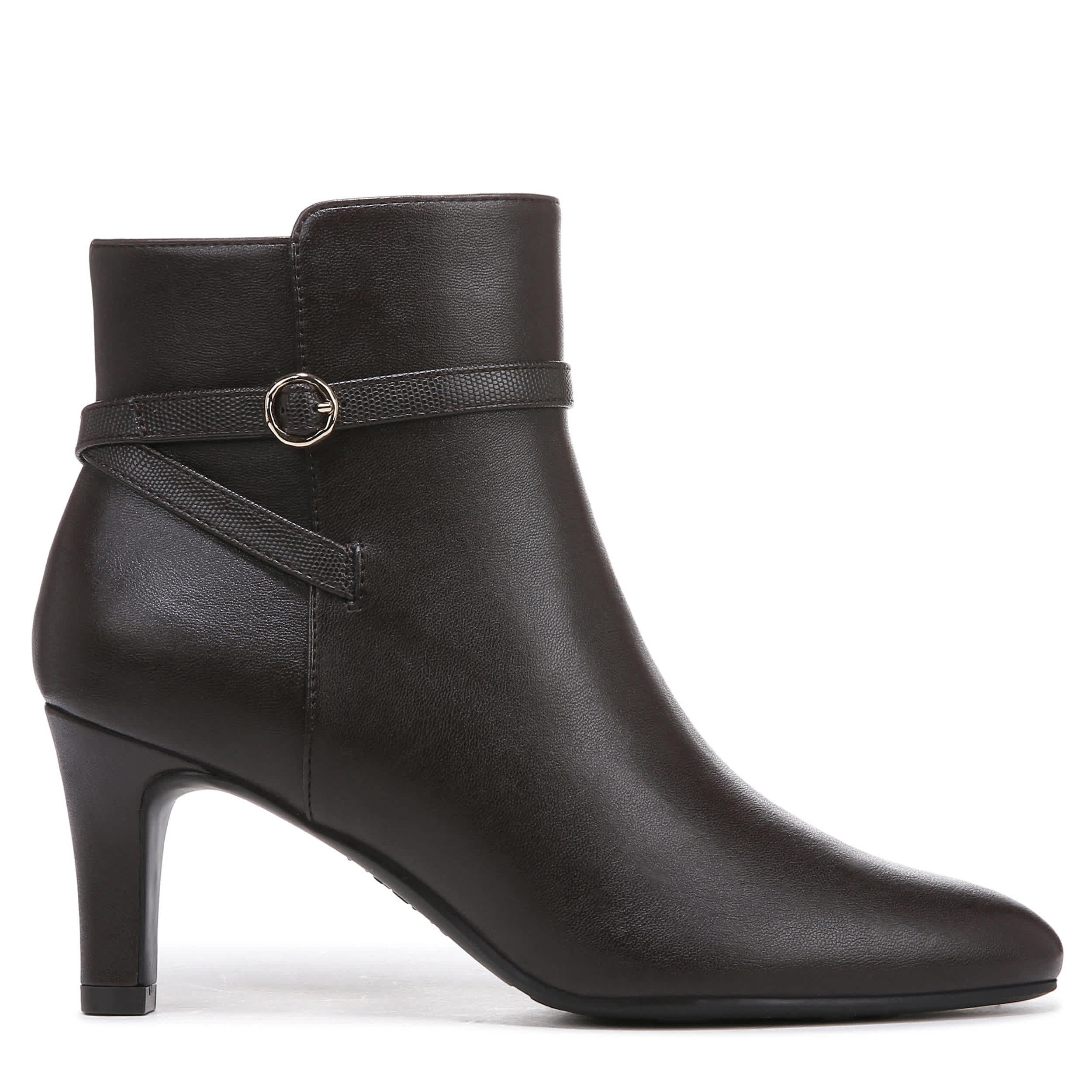 LIFESTRIDE-WOMENS GUILD DRESS BOOTIE-DARK BROWN & 