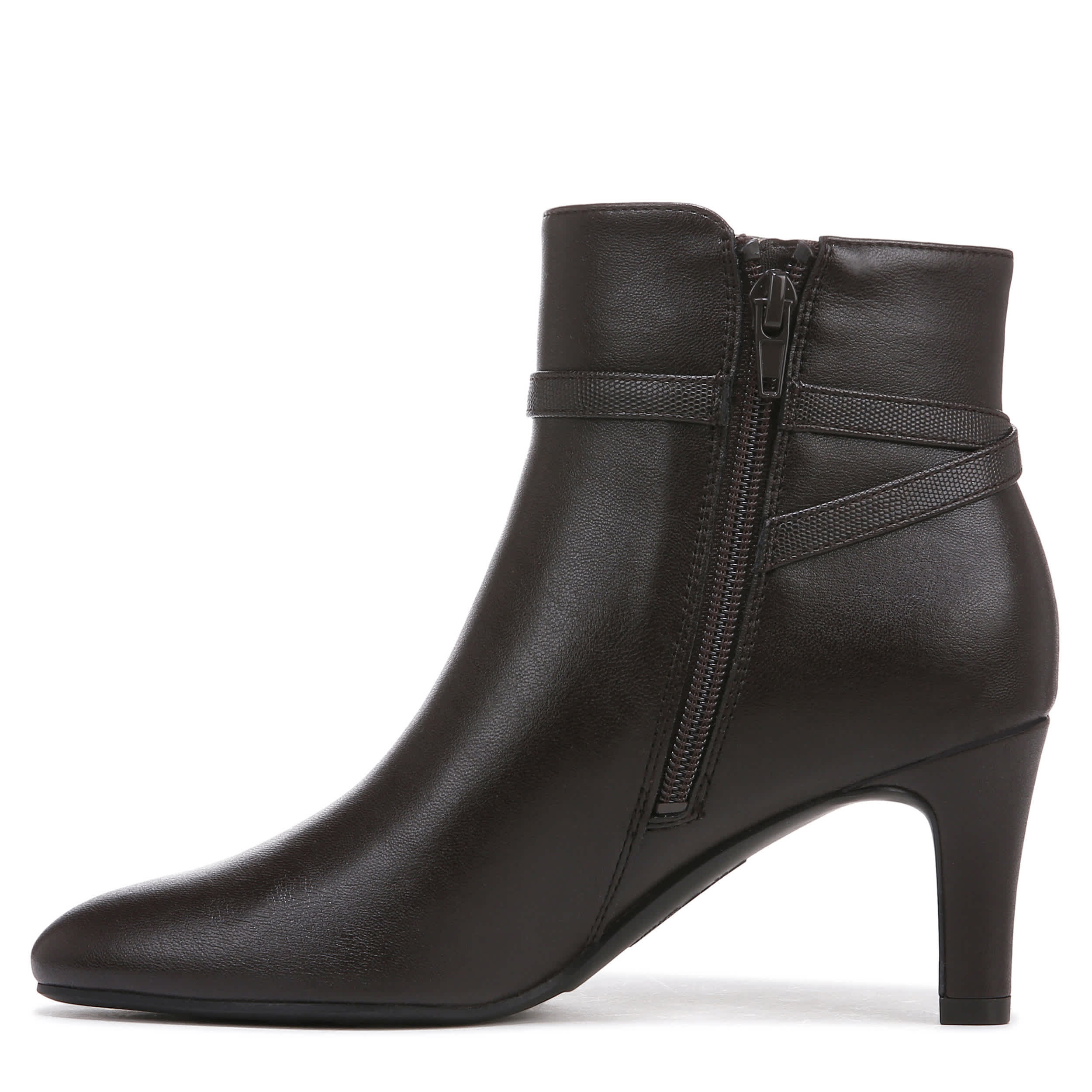 LIFESTRIDE-WOMENS GUILD DRESS BOOTIE-DARK BROWN & 