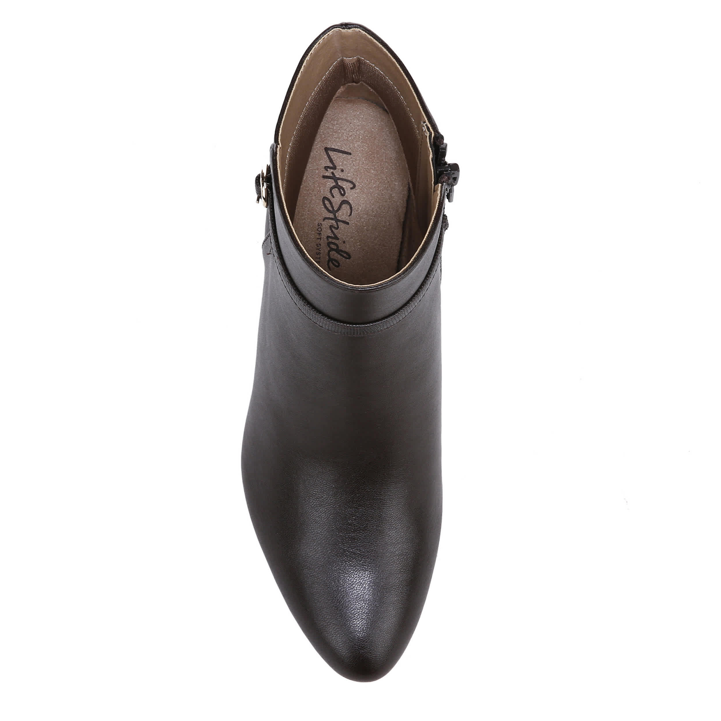 LIFESTRIDE-WOMENS GUILD DRESS BOOTIE-DARK BROWN & 