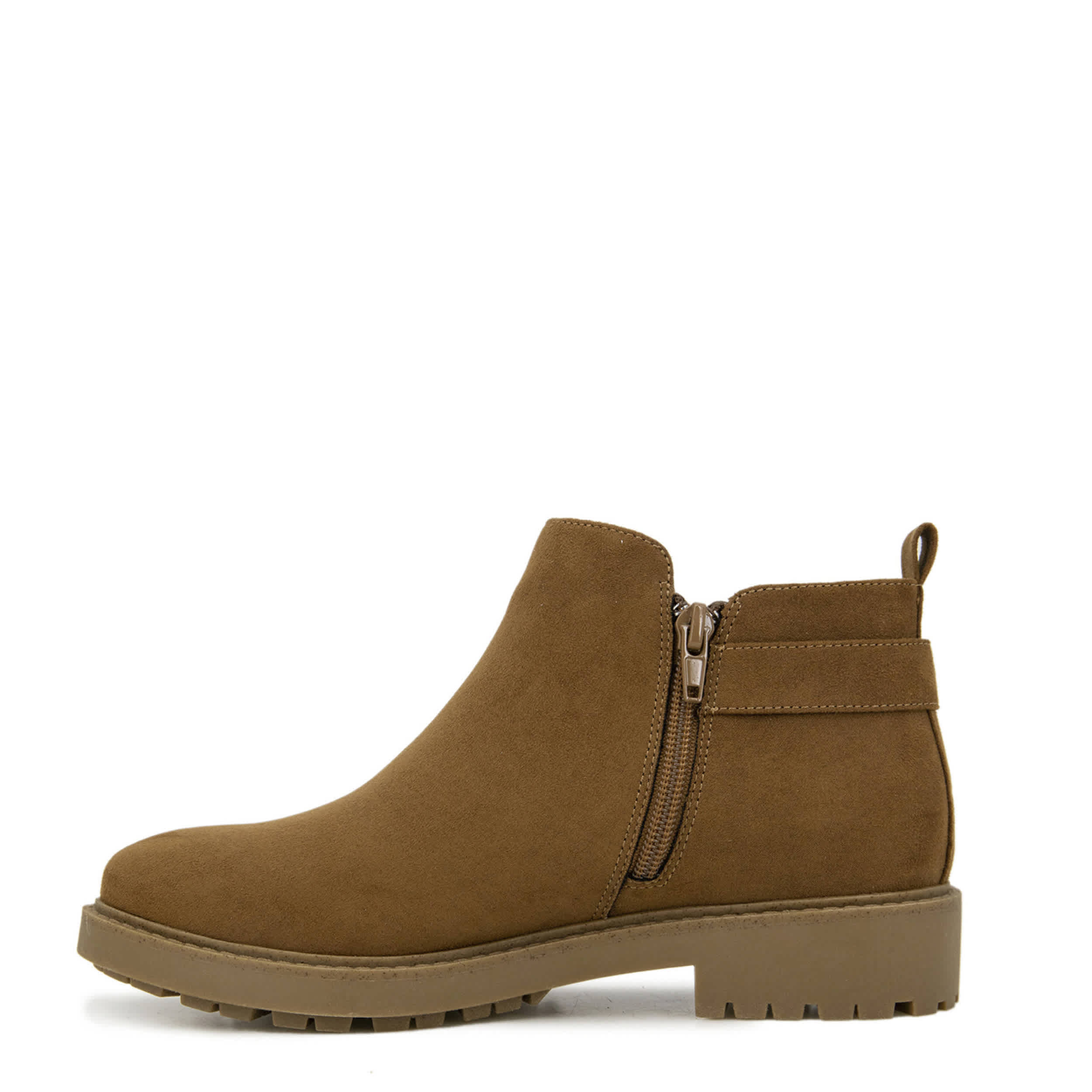 ESPRIT-WOMENS SIENNA ANKLE BOOT-CHESTNUT & 
