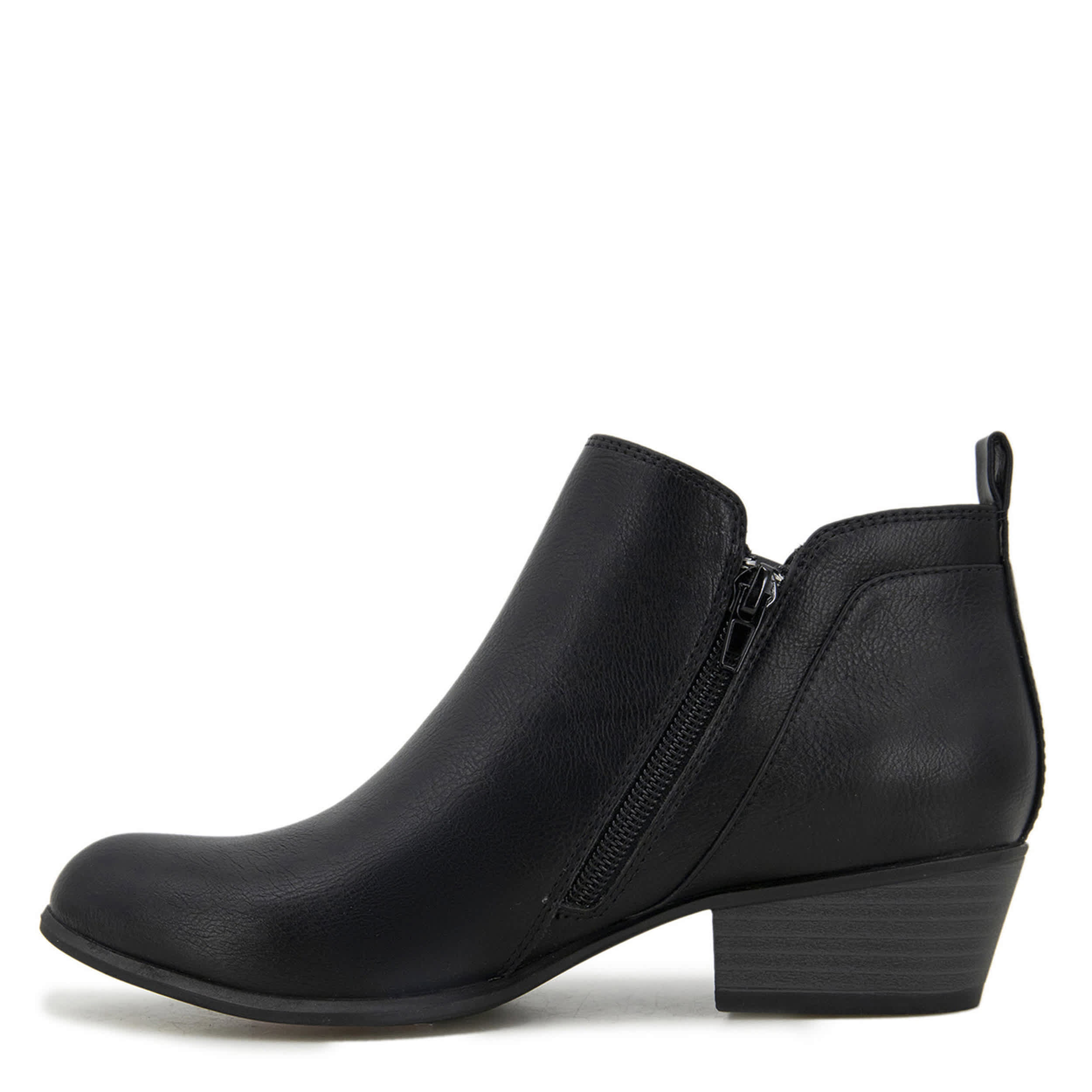 ESPRIT-WOMENS TIMBER ANKLE BOOT-BLACK & 